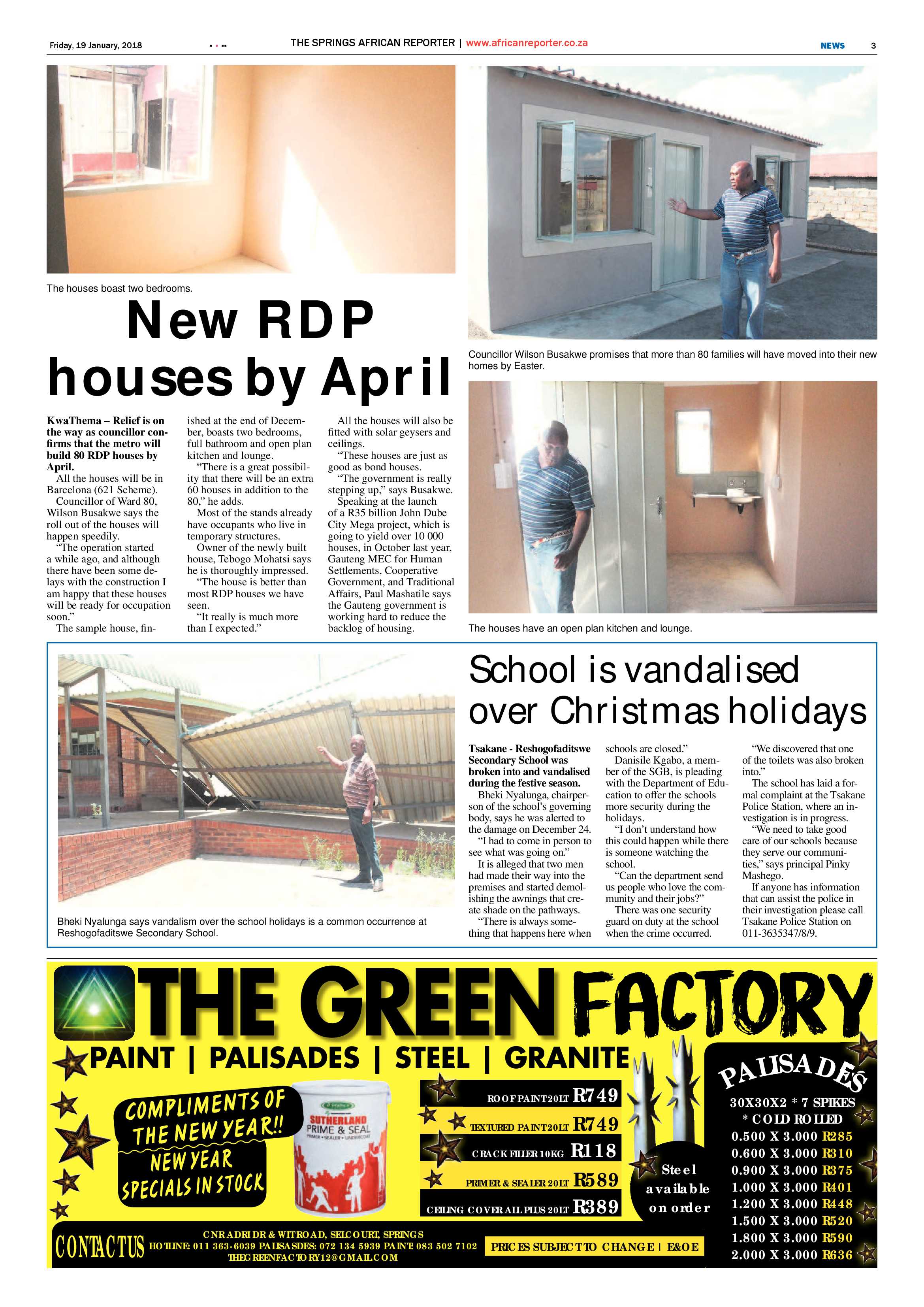 African Reporter 19 January 2018 page 3