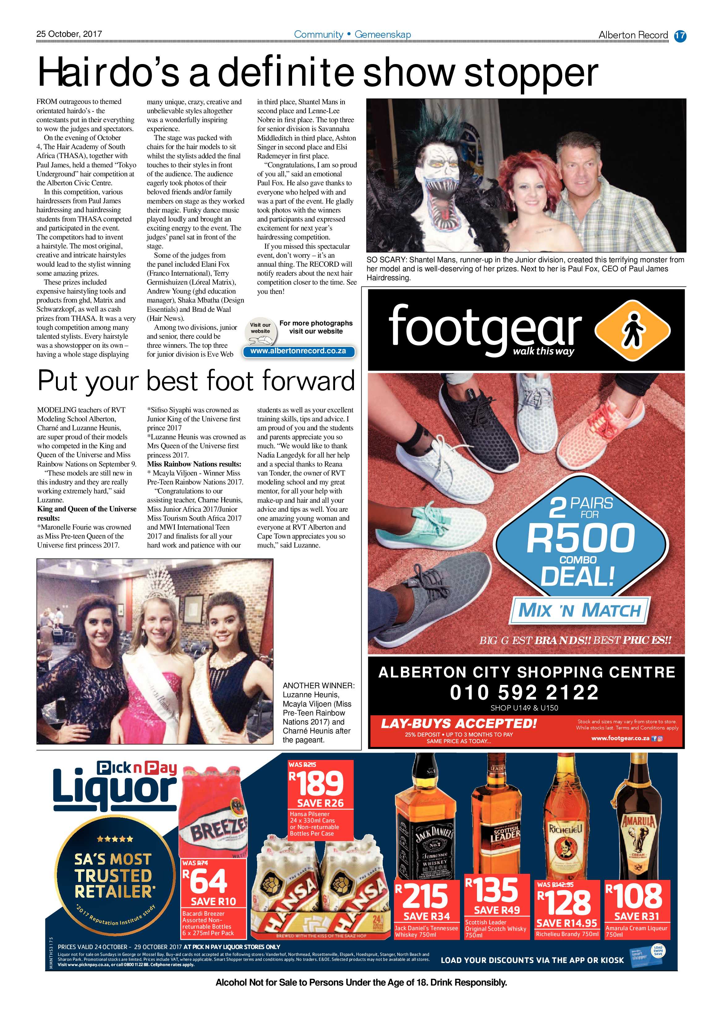 Alberton Record 25 October 2017 page 17