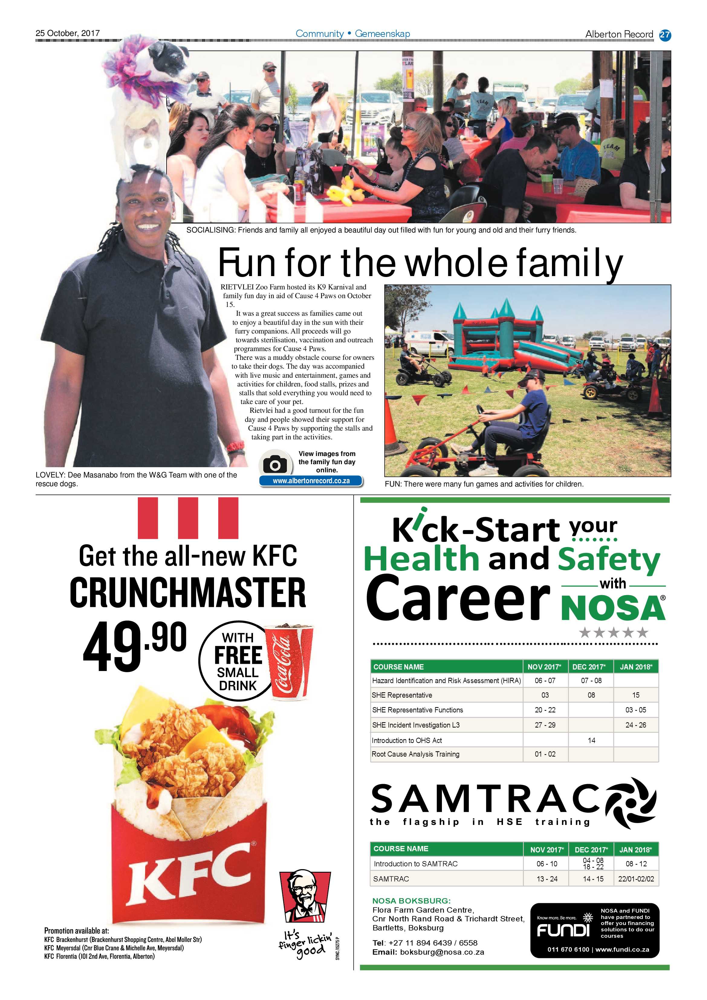 Alberton Record 25 October 2017 page 27
