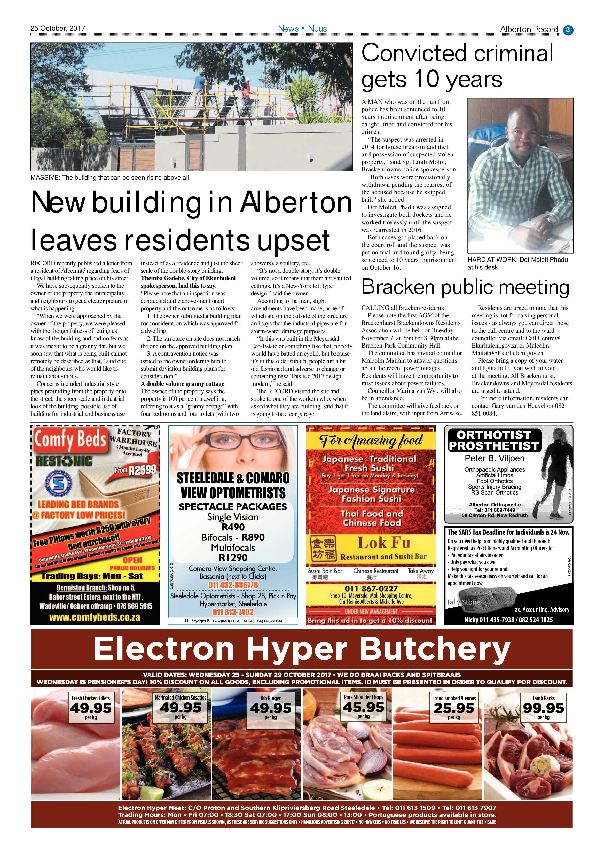 Alberton Record 25 October 2017 page 3