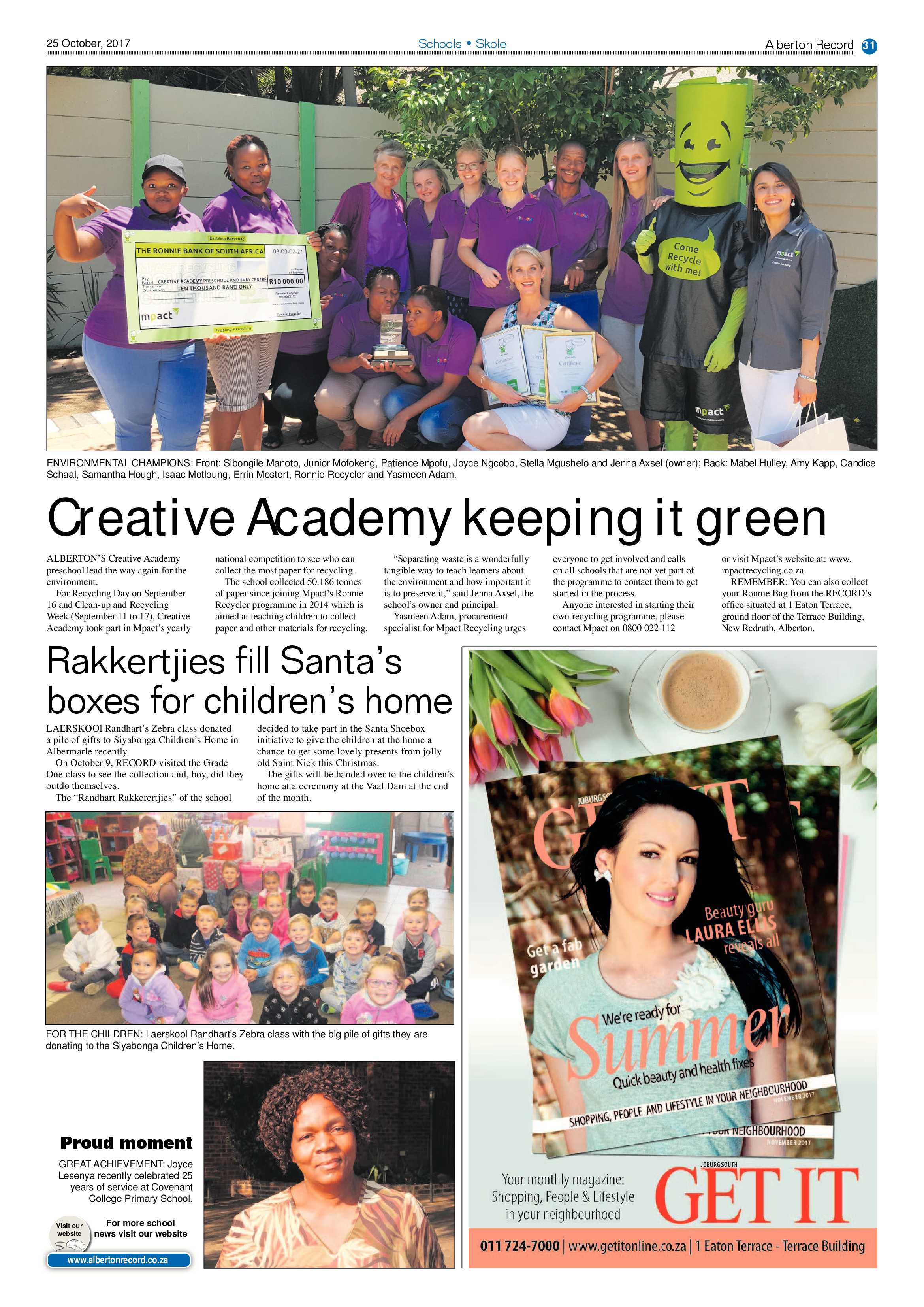 Alberton Record 25 October 2017 page 31