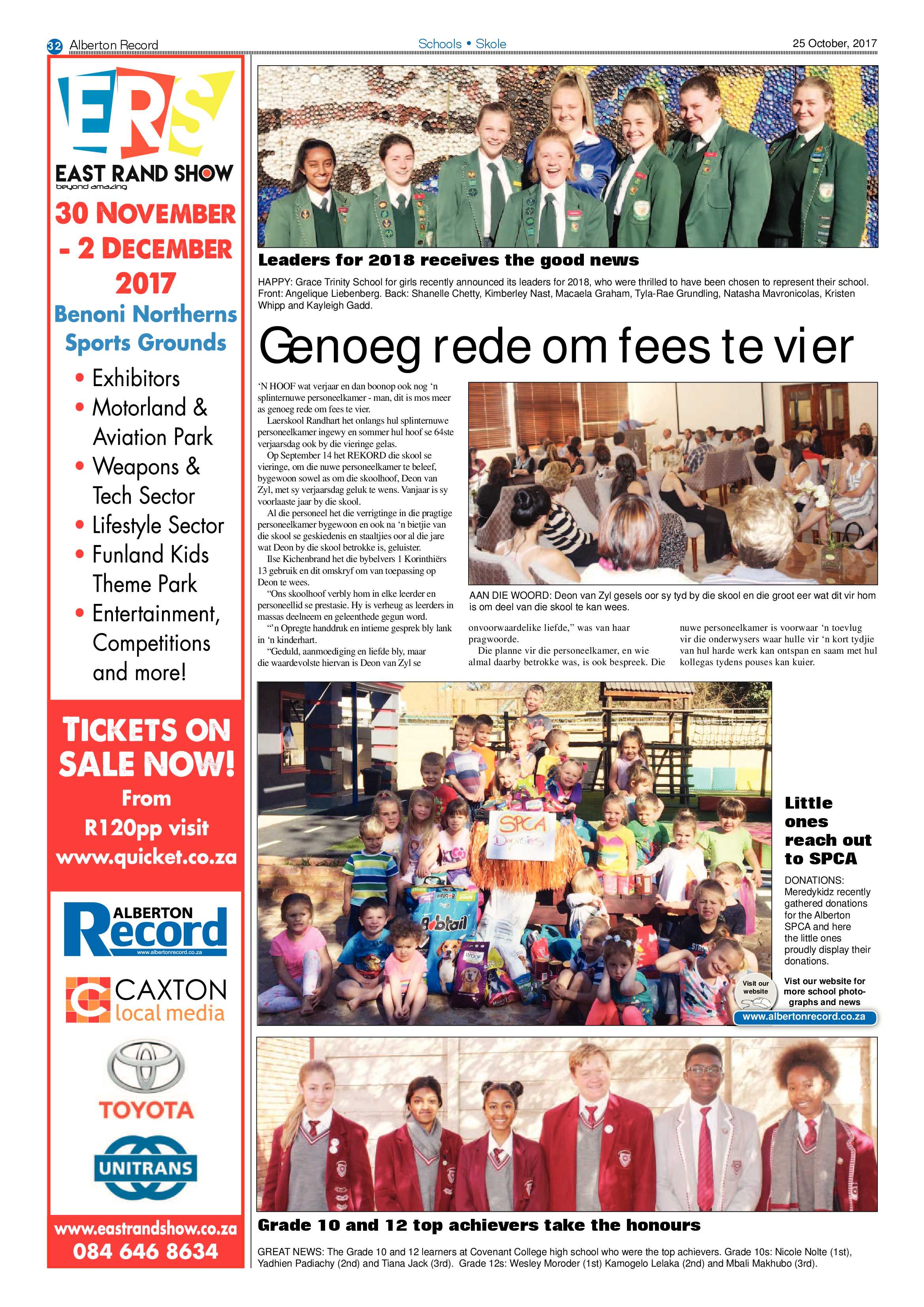 Alberton Record 25 October 2017 page 32