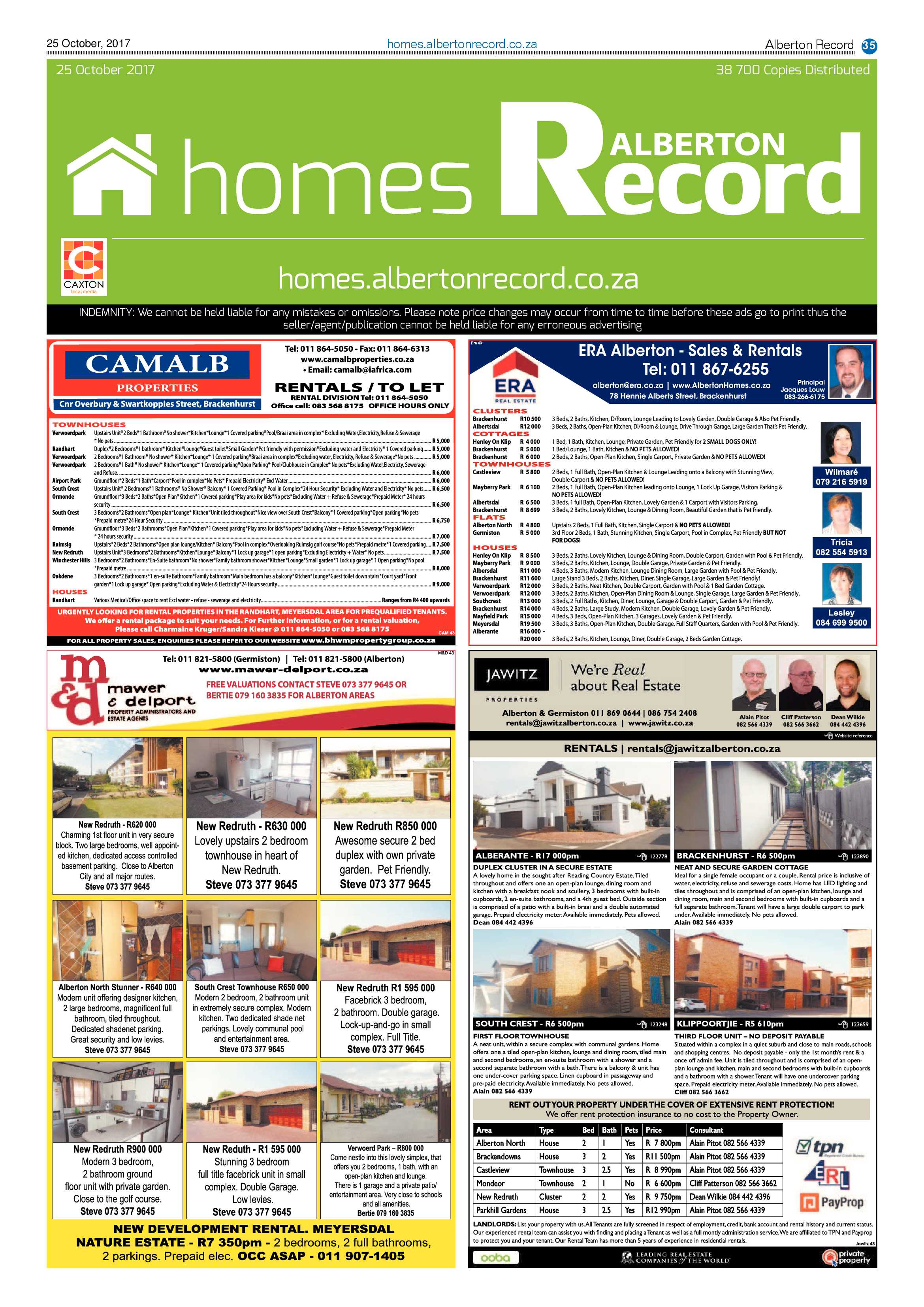 Alberton Record 25 October 2017 page 35