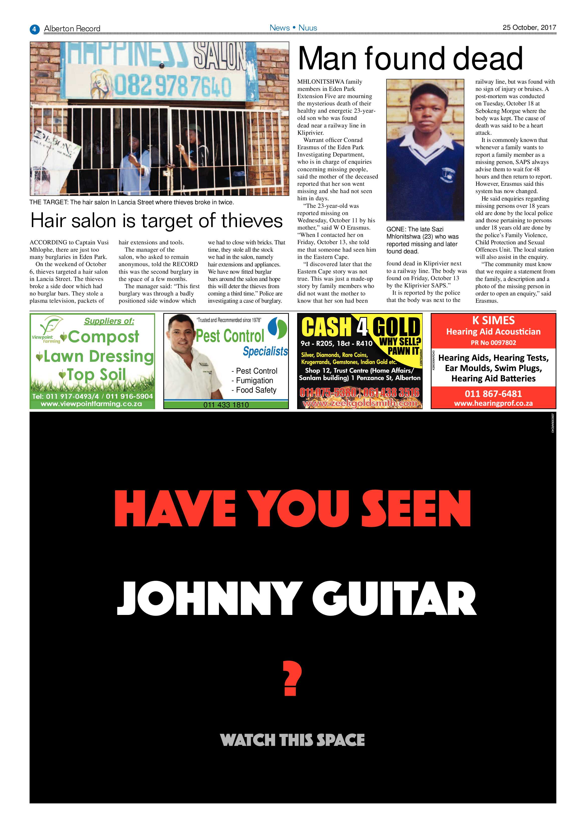 Alberton Record 25 October 2017 page 4