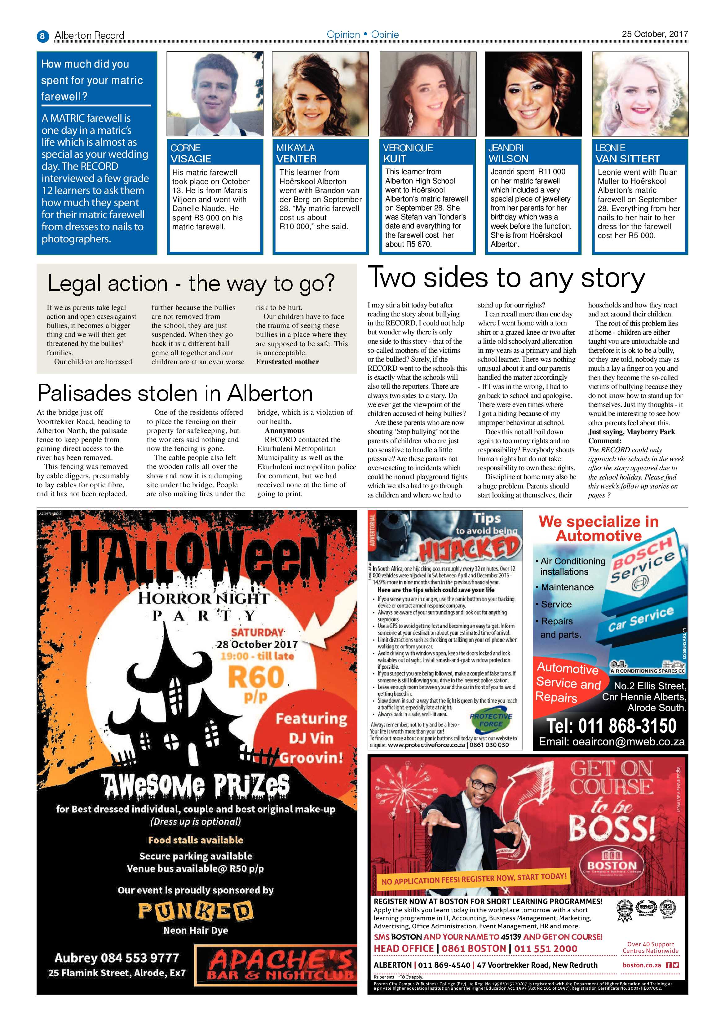 Alberton Record 25 October 2017 page 8