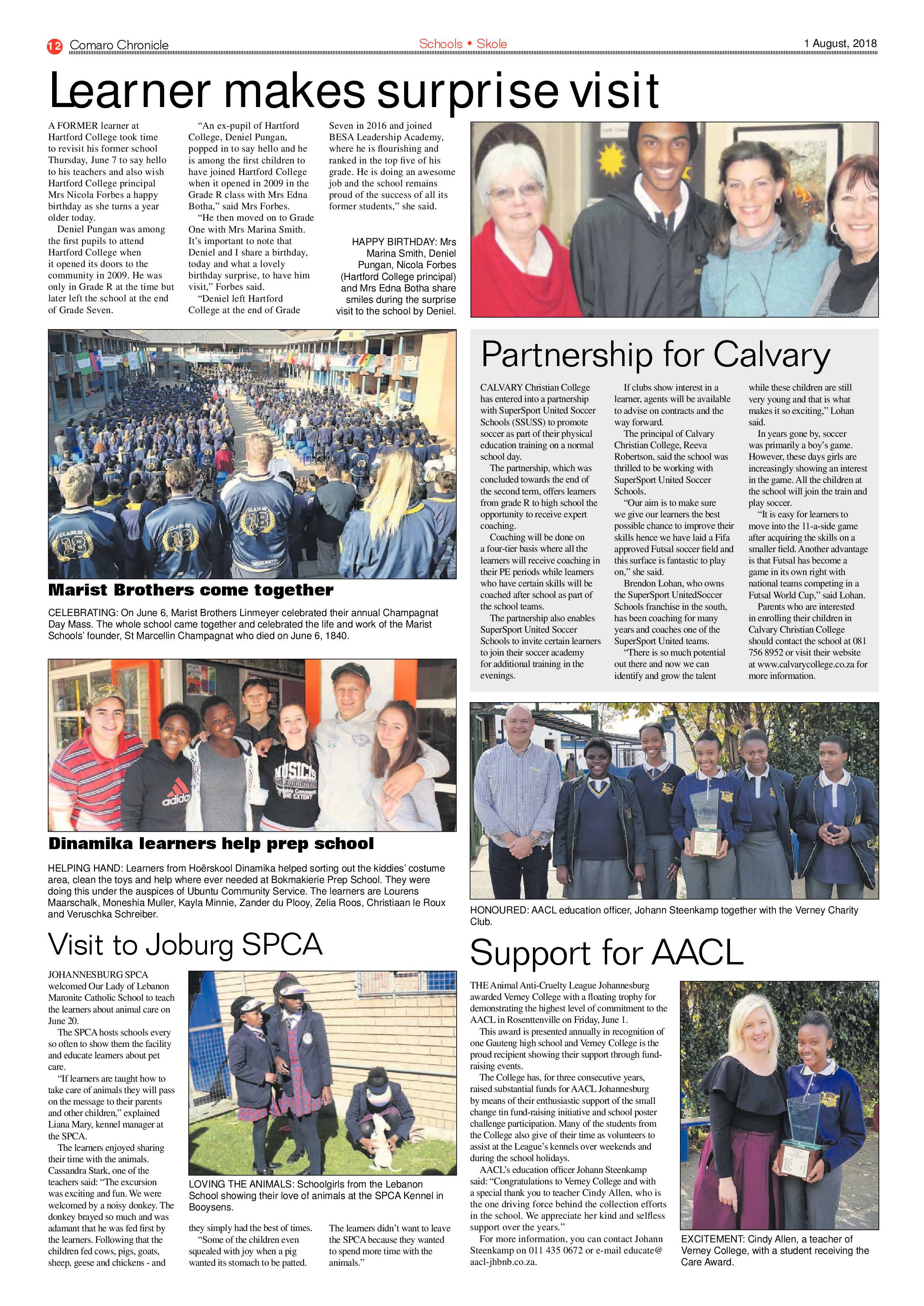 Comaro Chronicle 01 August 2018 page 12