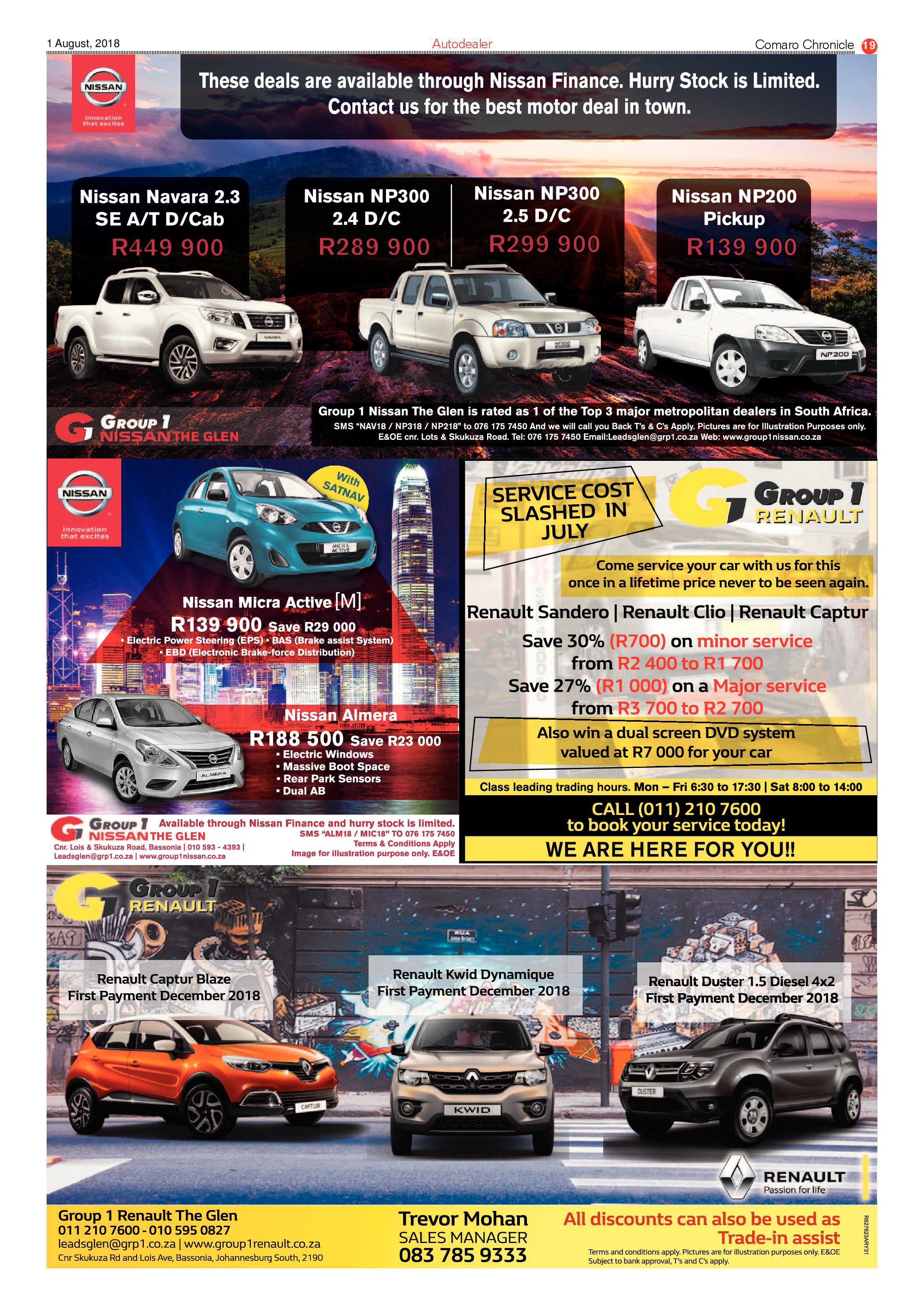 Comaro Chronicle 01 August 2018 page 19