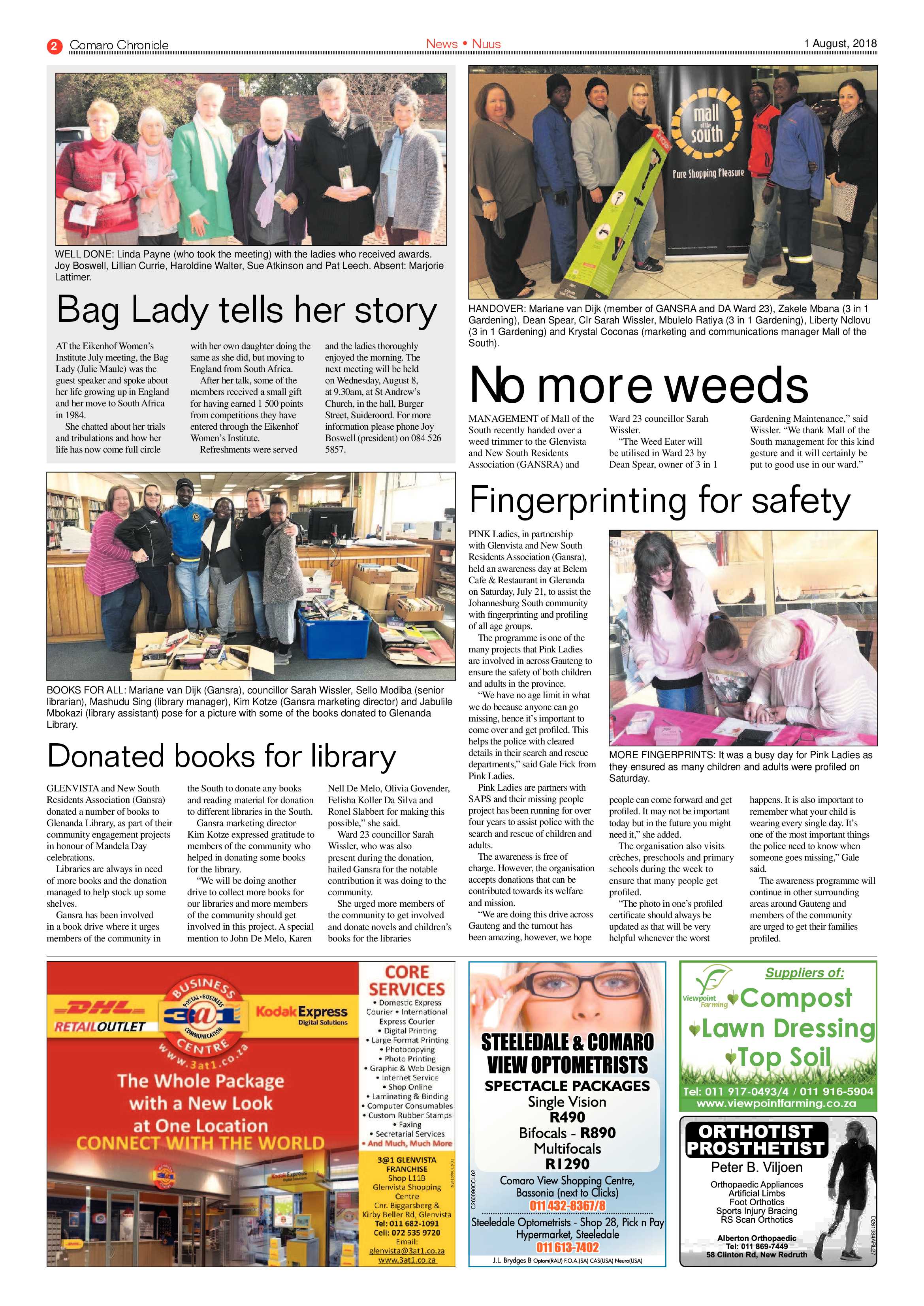 Comaro Chronicle 01 August 2018 page 2