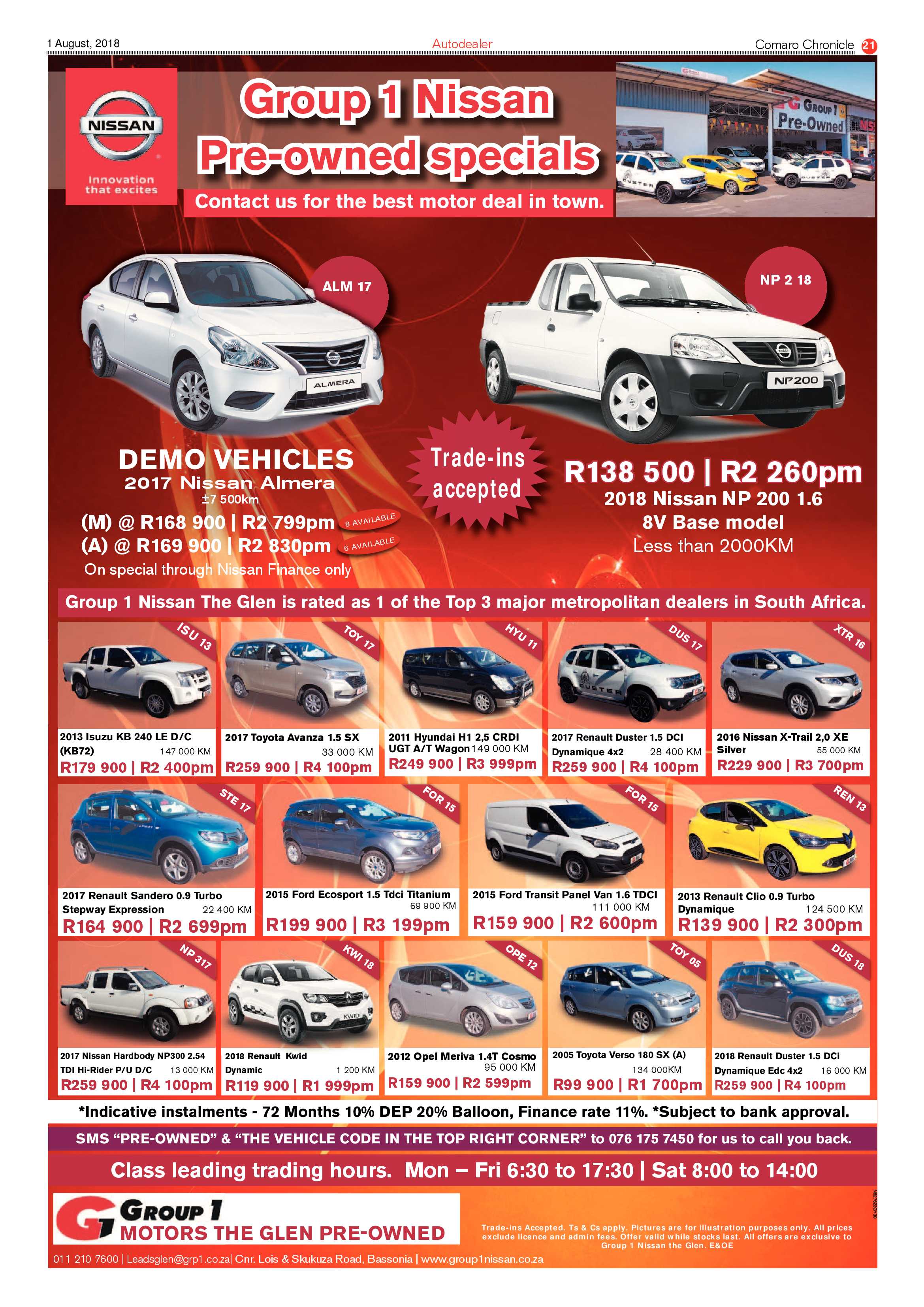 Comaro Chronicle 01 August 2018 page 21