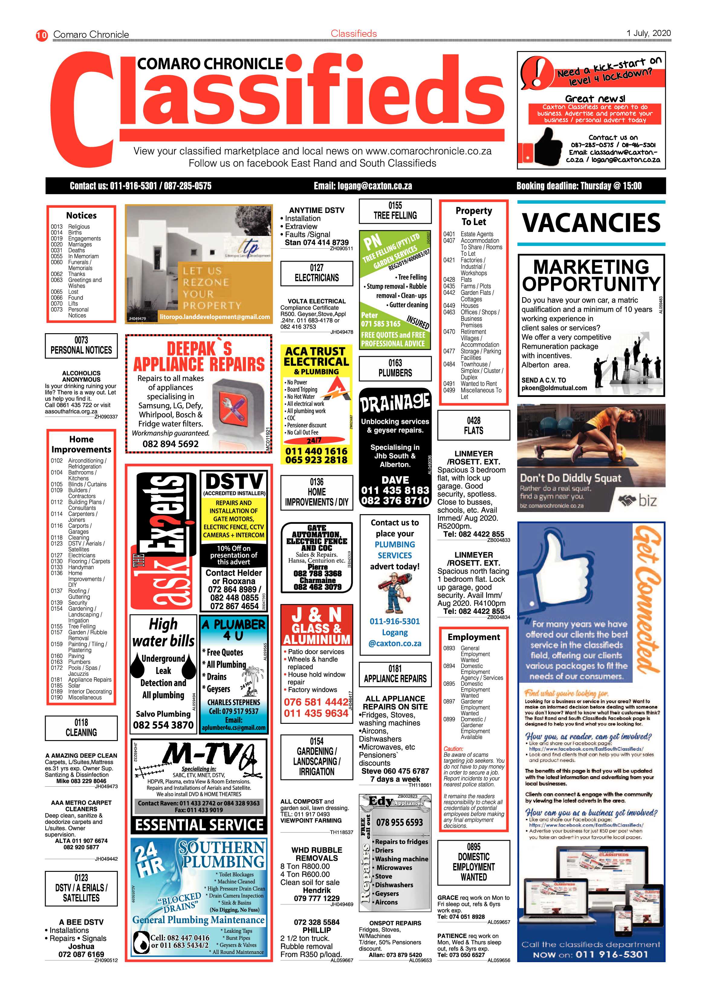 Comaro Chronicle 01 July 2020 page 10