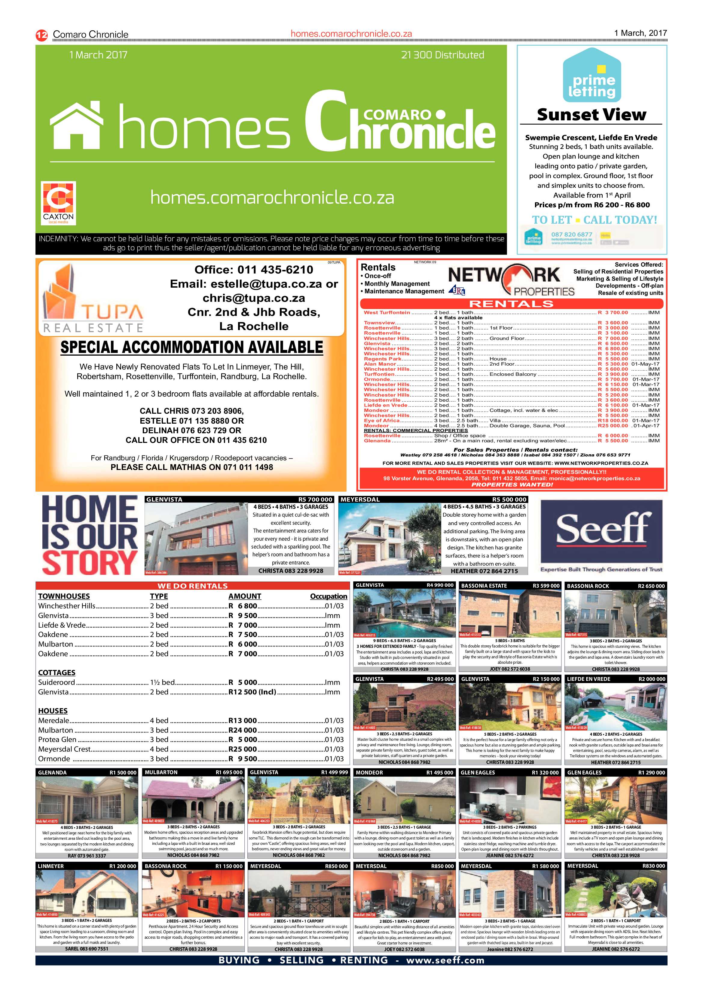 Comaro Chronicle 01 March 2017 page 12
