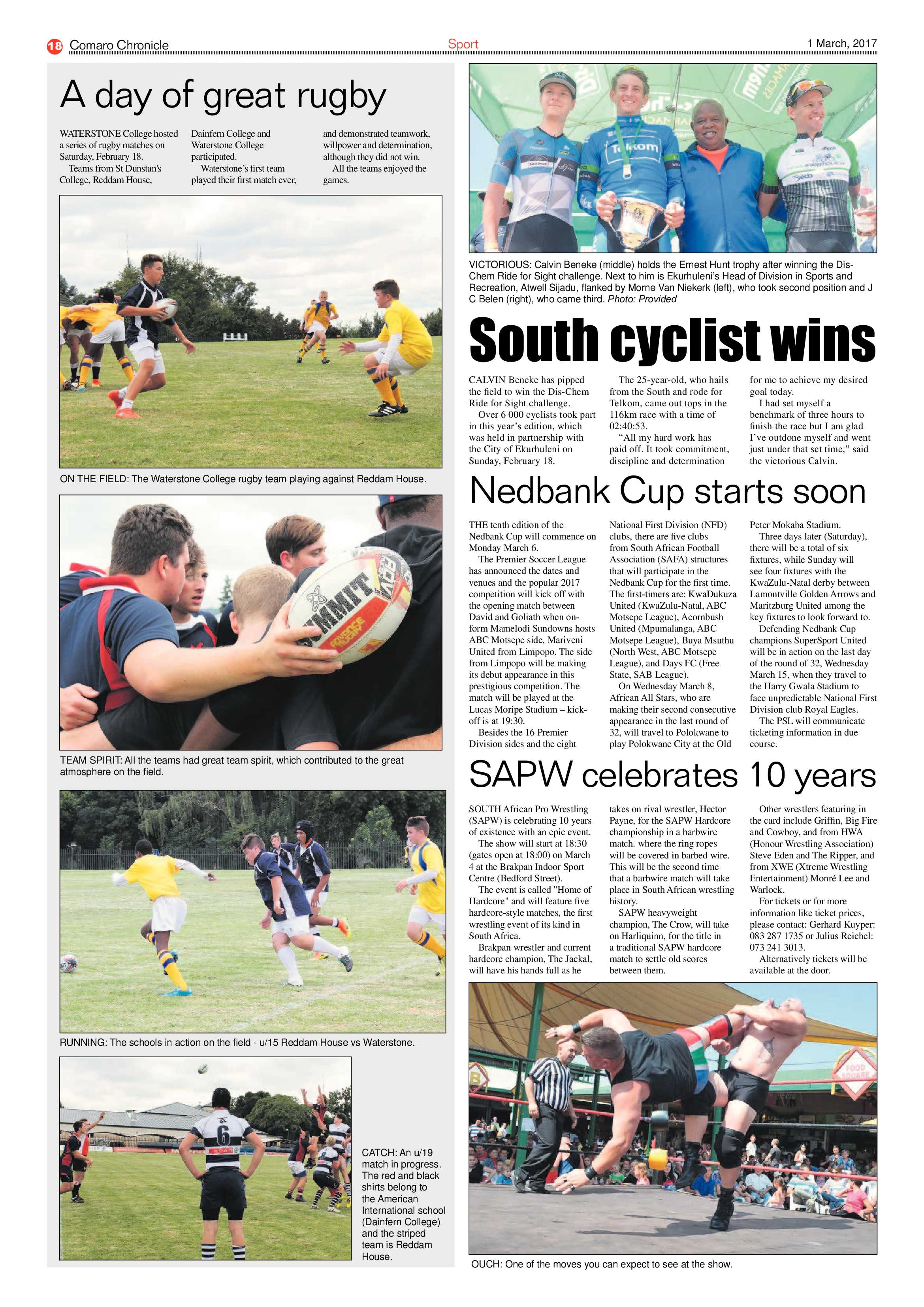 Comaro Chronicle 01 March 2017 page 18