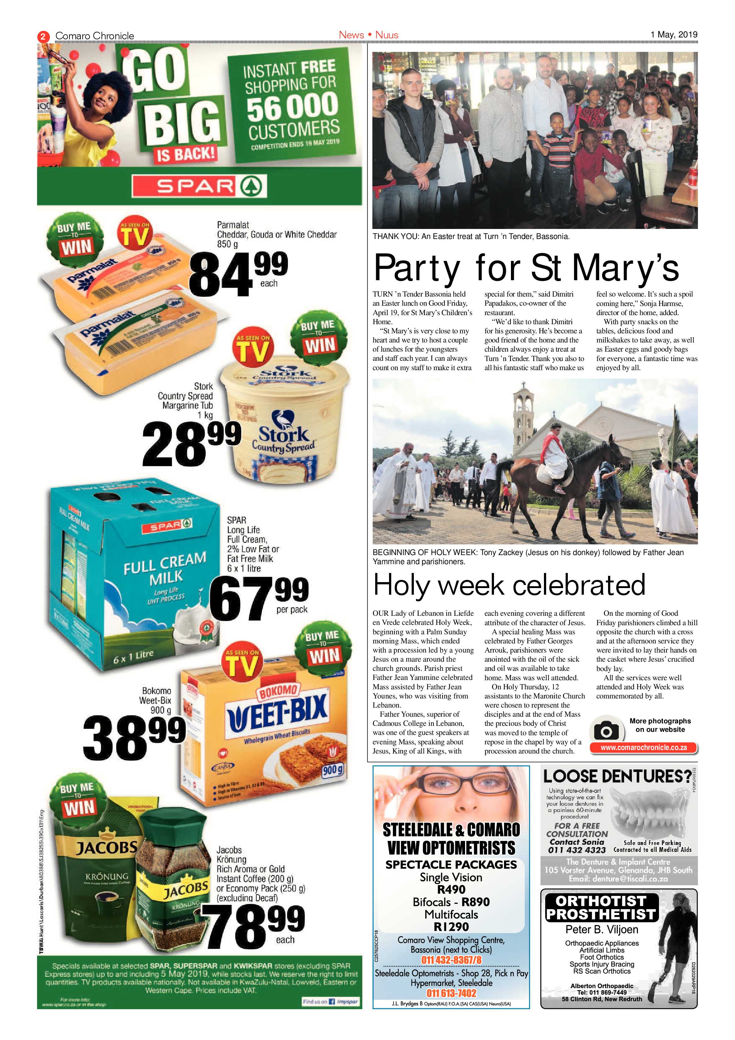 Comaro Chronicle 01 May 2019 page 2