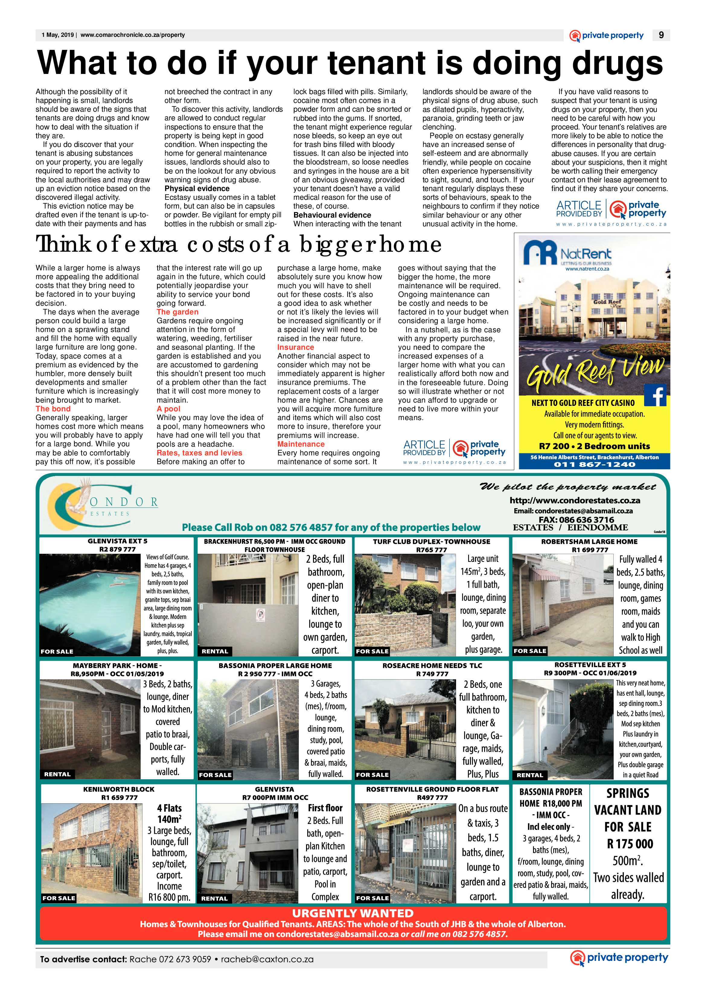 Comaro Chronicle 01 May 2019 page 9