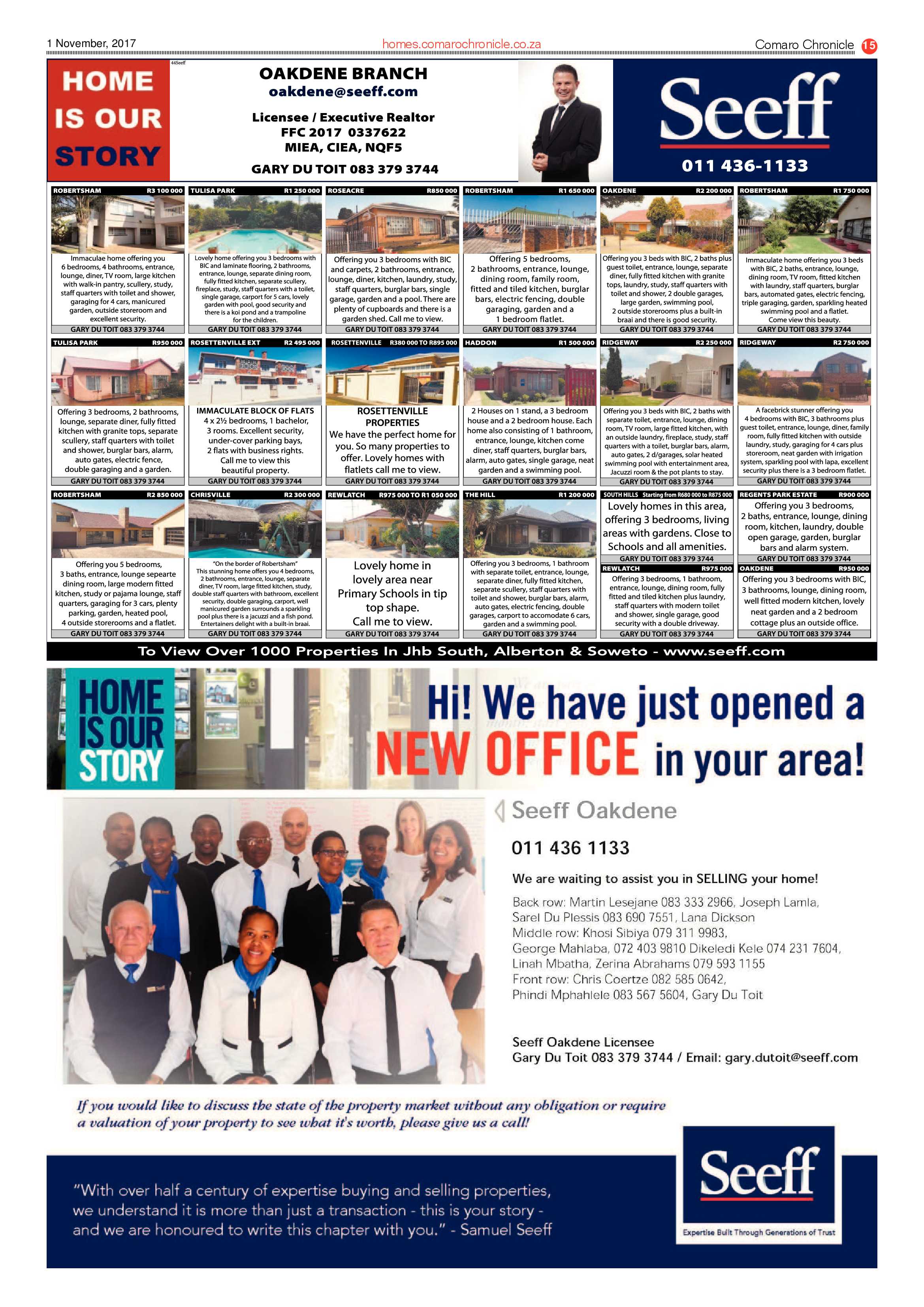 Comaro Chronicle 01 November 2017 page 15