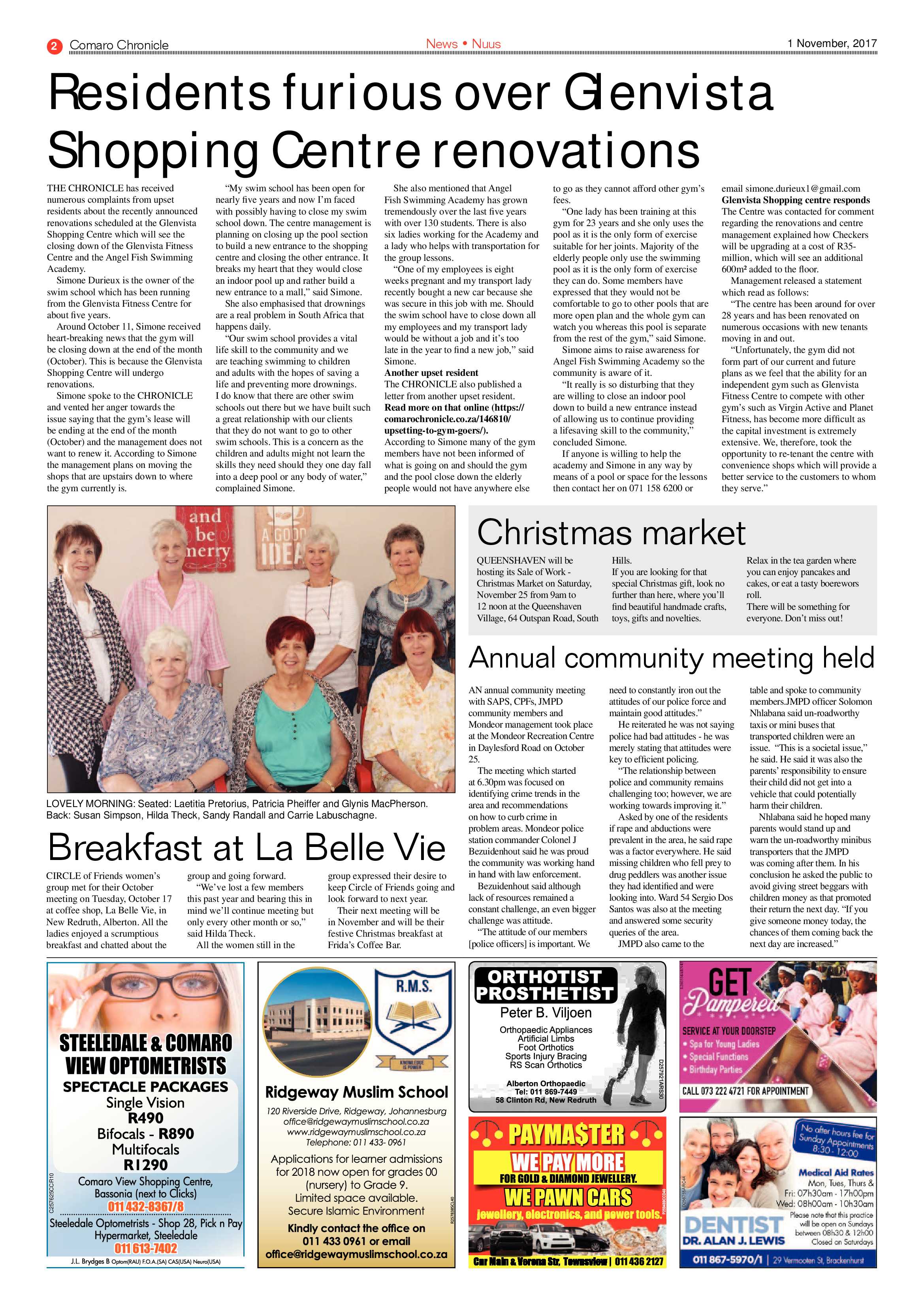Comaro Chronicle 01 November 2017 page 2