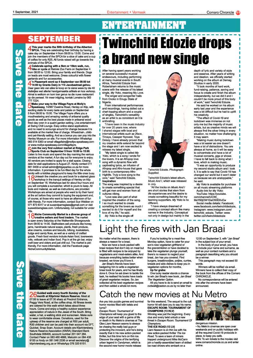 Comaro Chronicle 01 September 2021 page 11