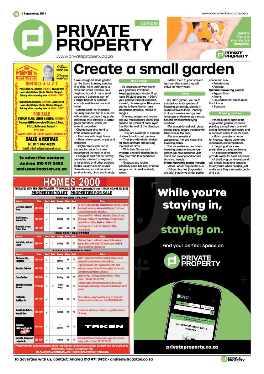 Comaro Chronicle 01 September 2021 page 12
