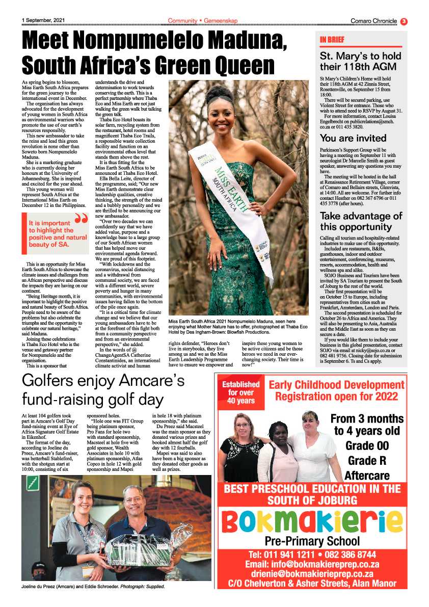 Comaro Chronicle 01 September 2021 page 3