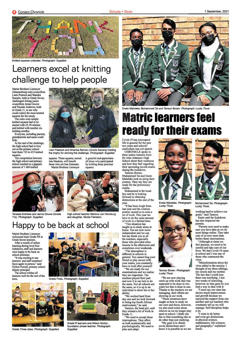Comaro Chronicle 01 September 2021 page 6