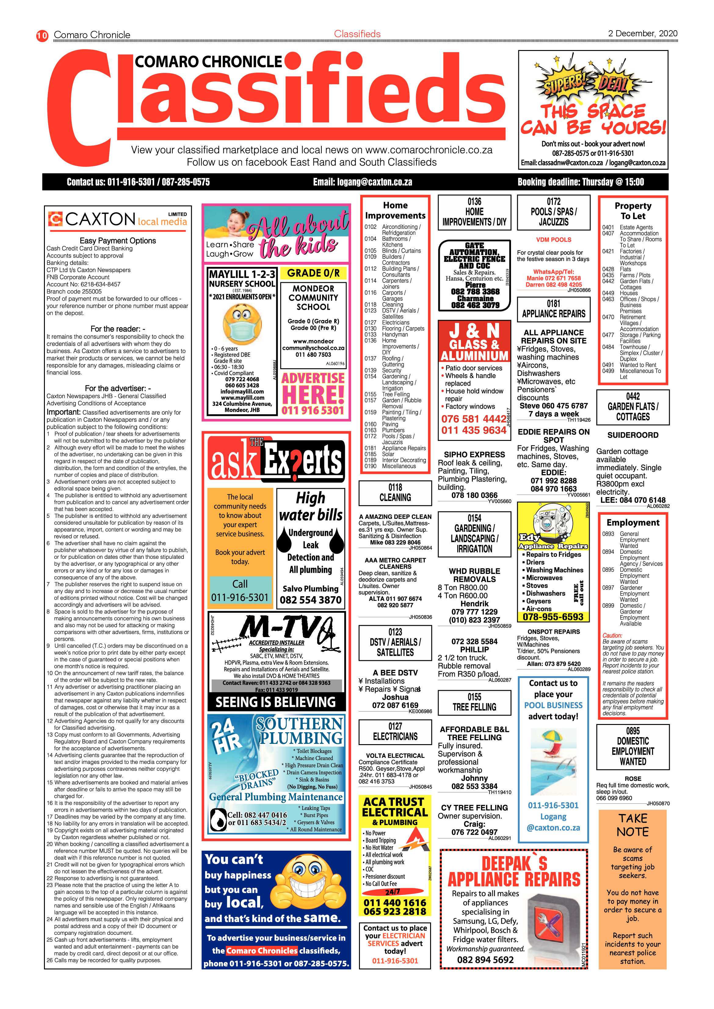 Comaro Chronicle 02 December 2020 page 10