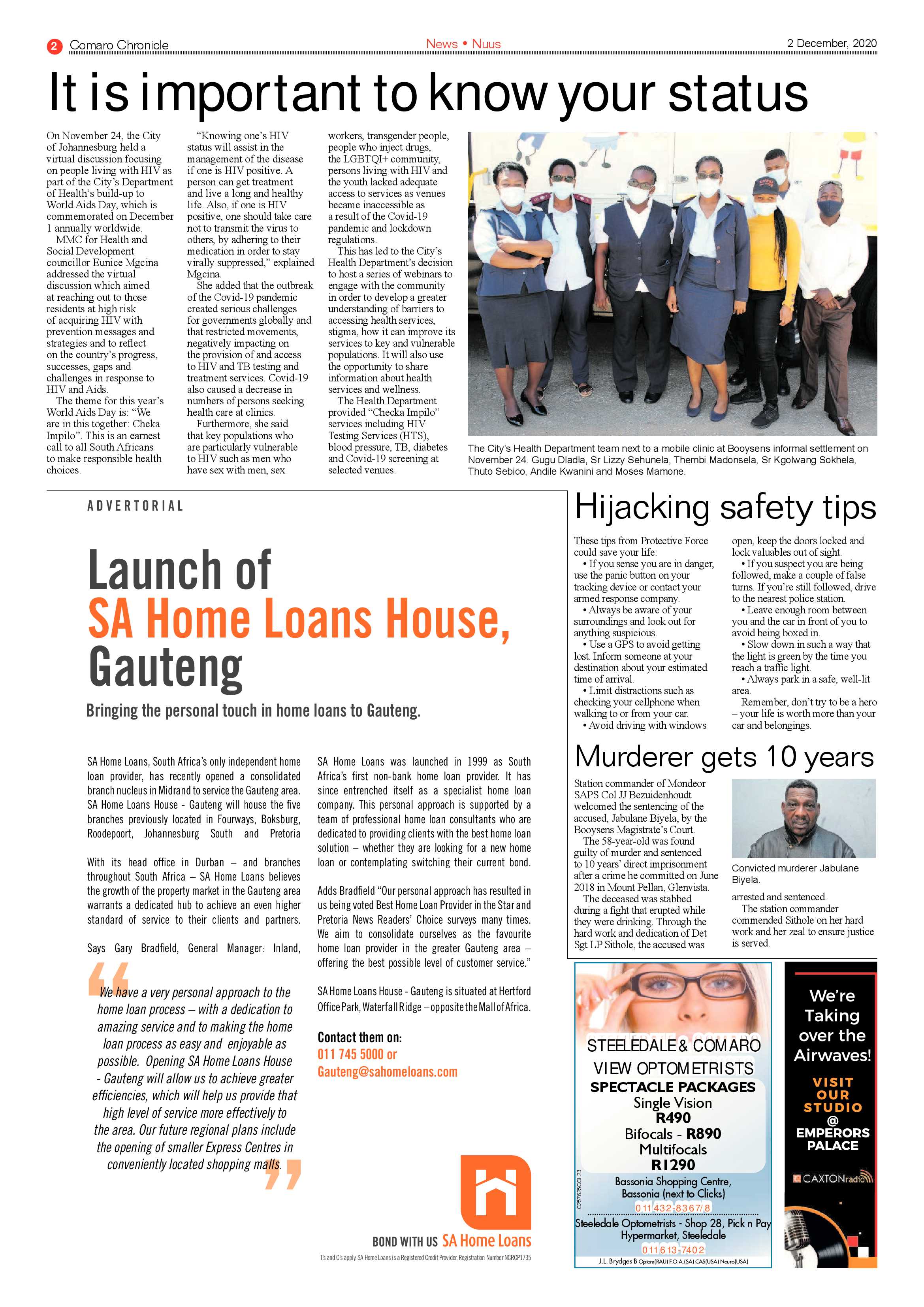 Comaro Chronicle 02 December 2020 page 2