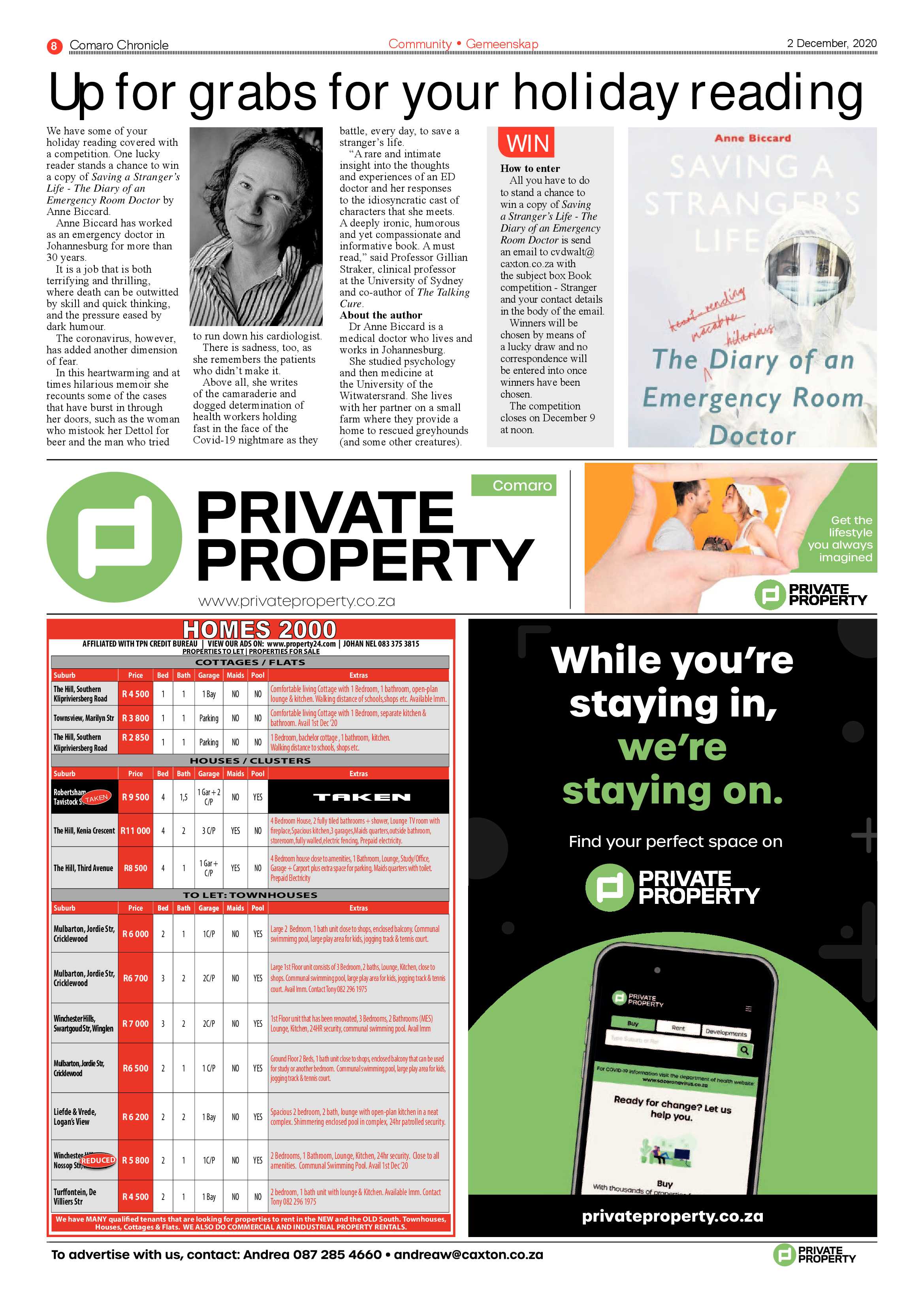 Comaro Chronicle 02 December 2020 page 8