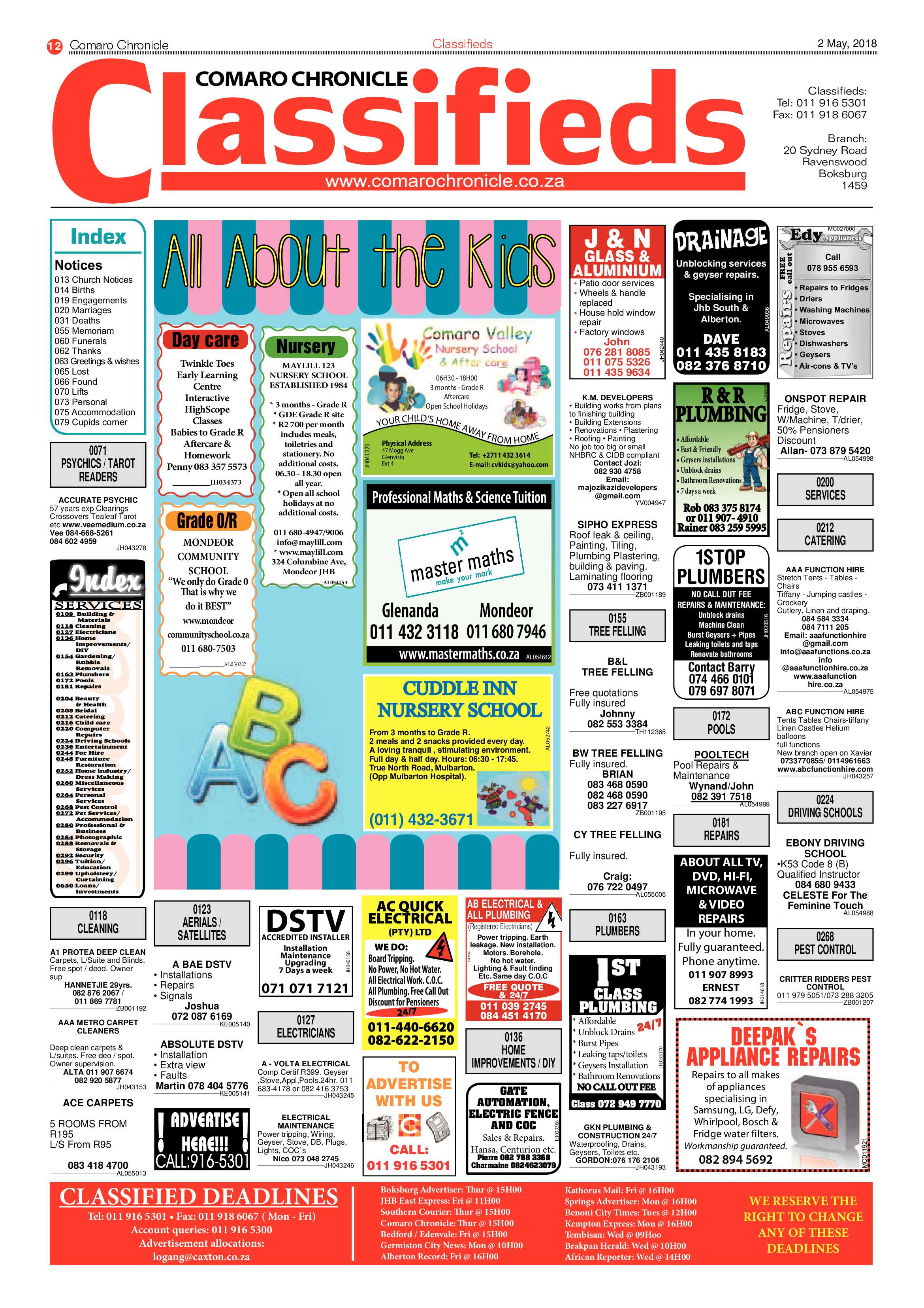 Comaro Chronicle 02 May 2018 page 12