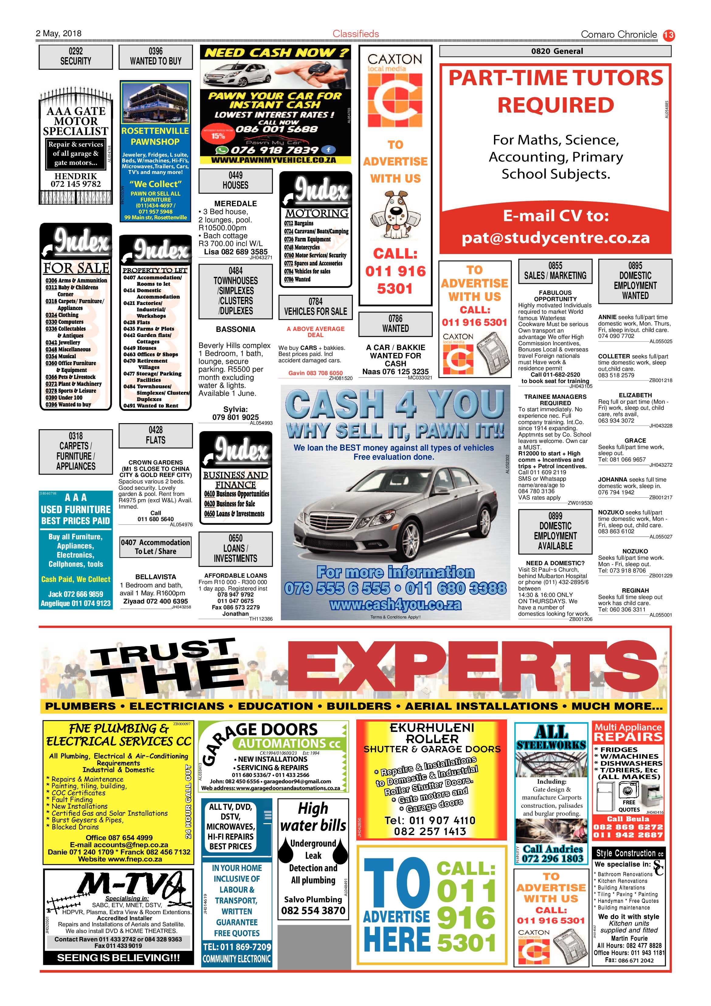 Comaro Chronicle 02 May 2018 page 13