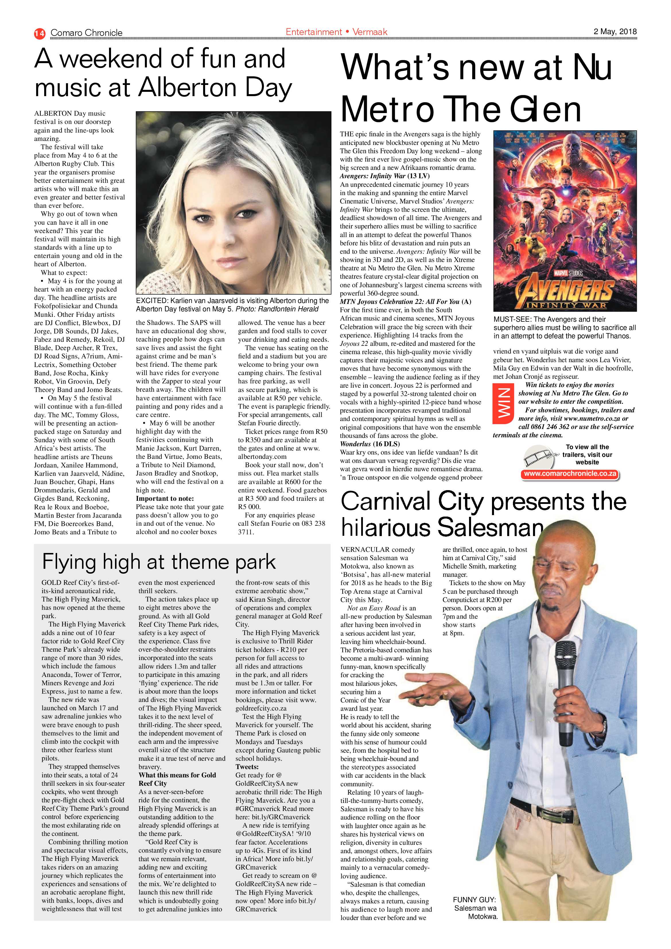 Comaro Chronicle 02 May 2018 page 14