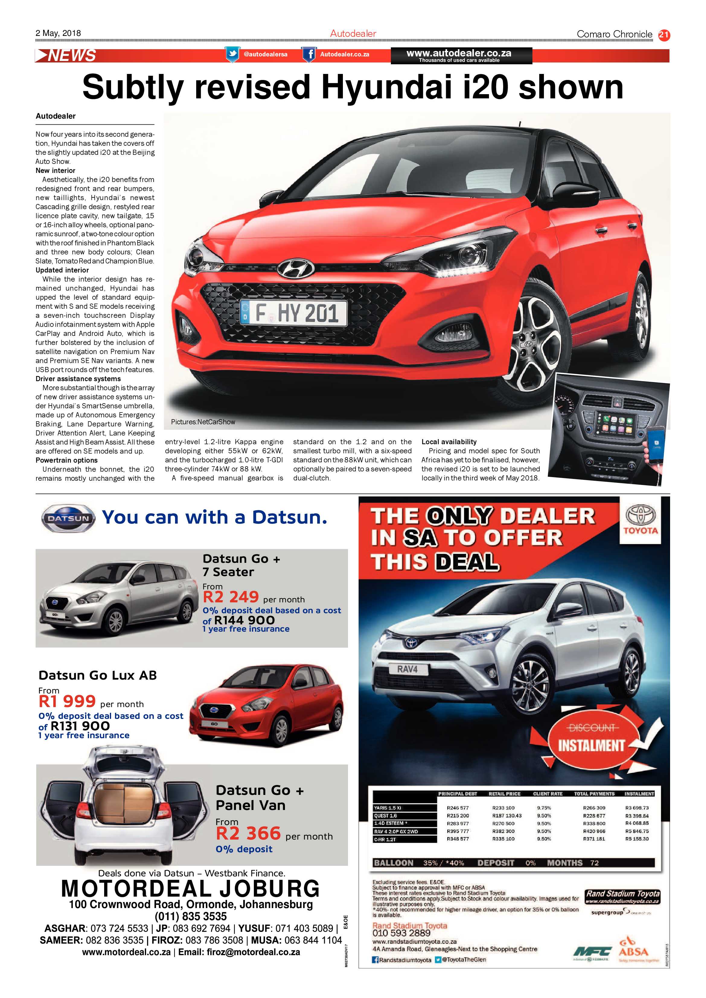 Comaro Chronicle 02 May 2018 page 21