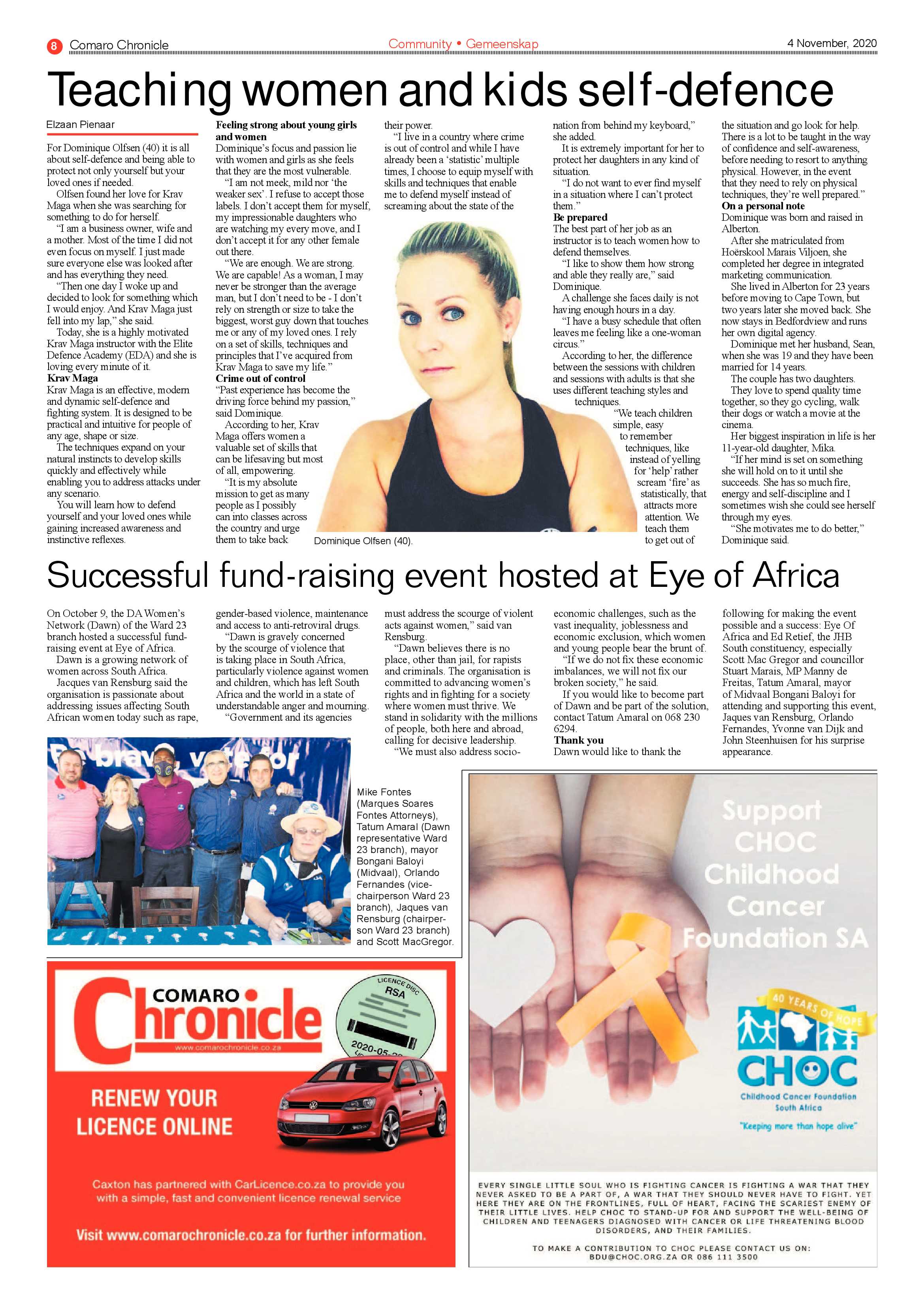 Comaro Chronicle 04 November  2020 page 8
