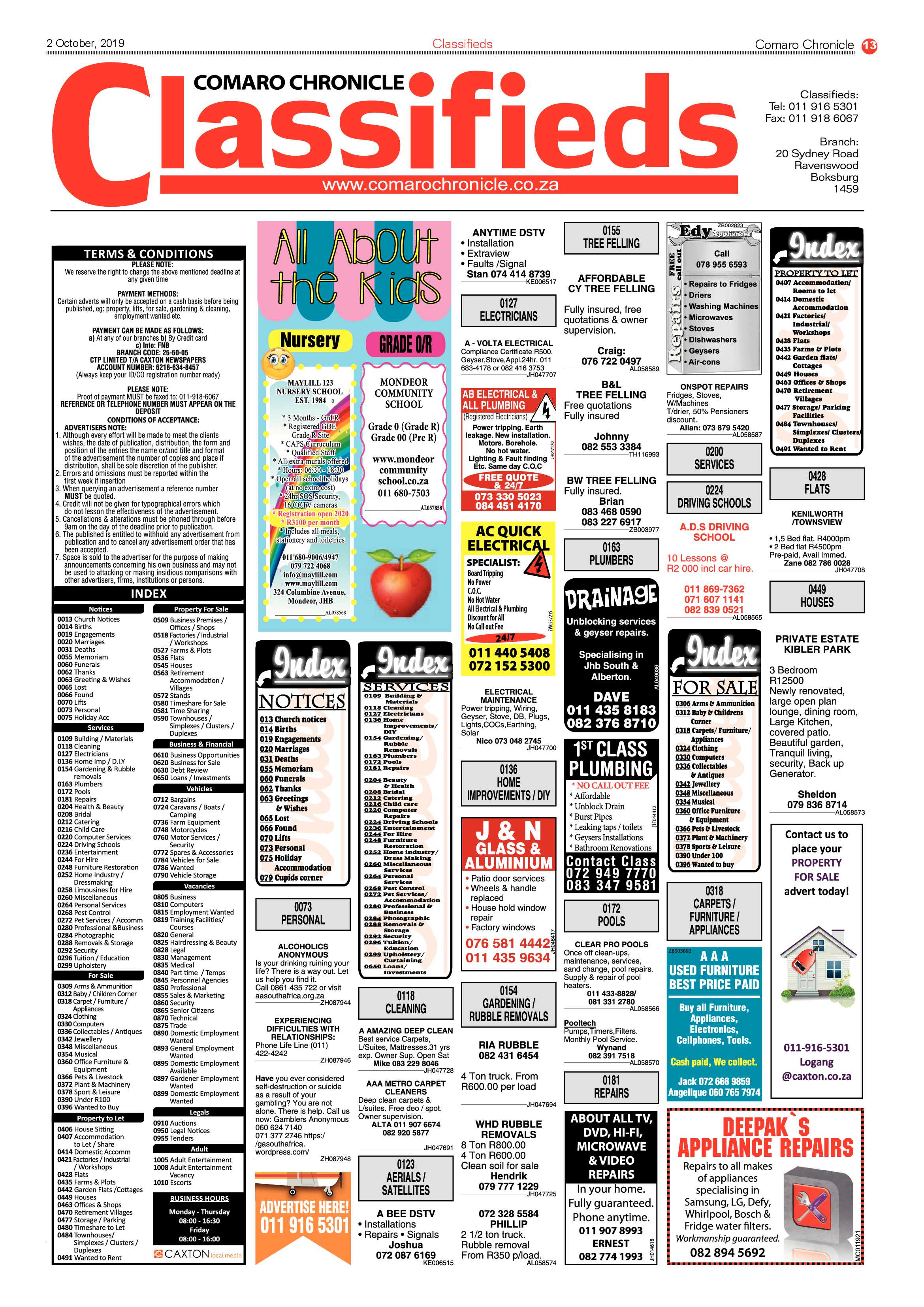 Comaro Chronicle 02 October 2019 page 13
