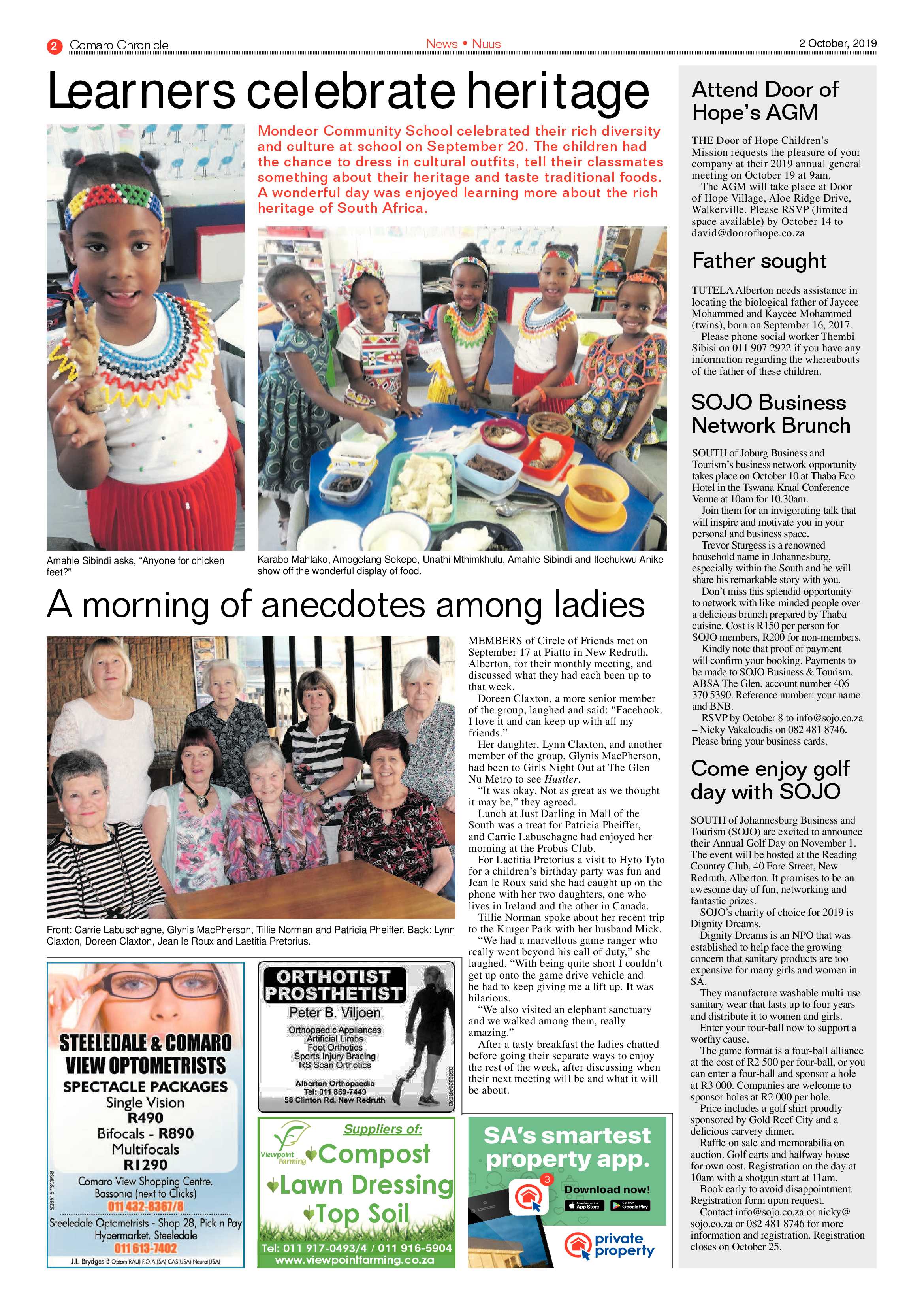 Comaro Chronicle 02 October 2019 page 2