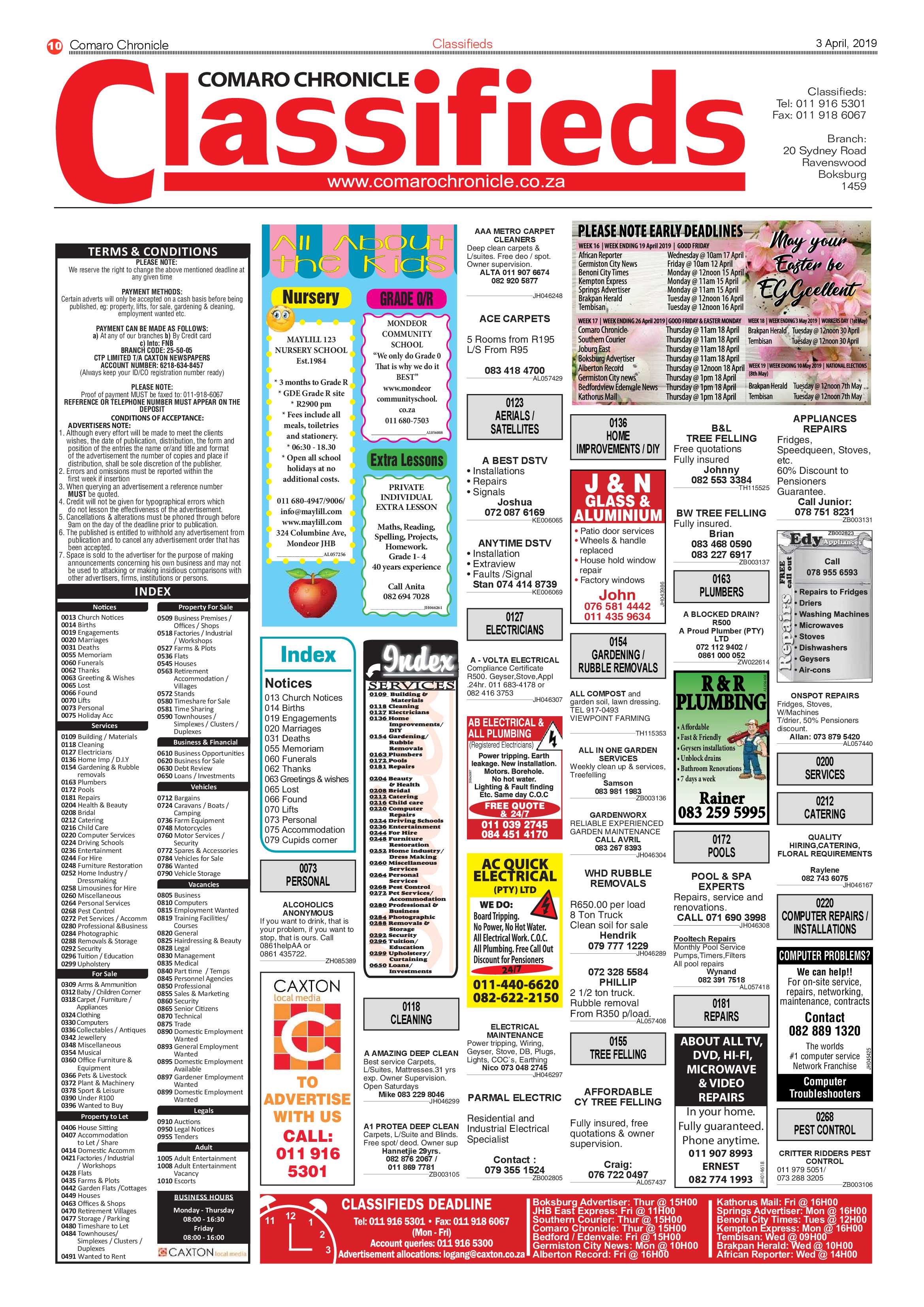 Comaro Chronicle 03 April 2019 page 10