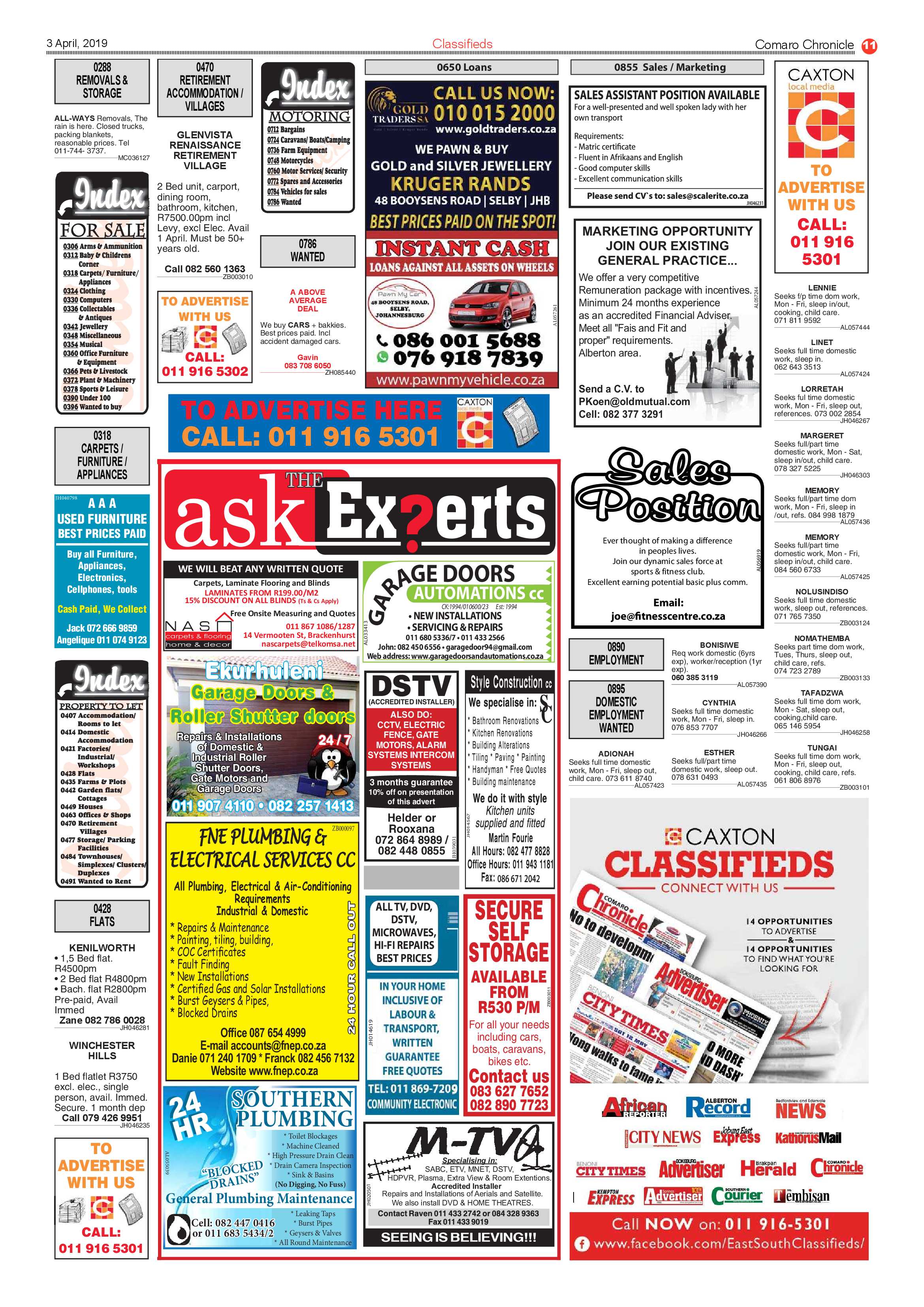 Comaro Chronicle 03 April 2019 page 11