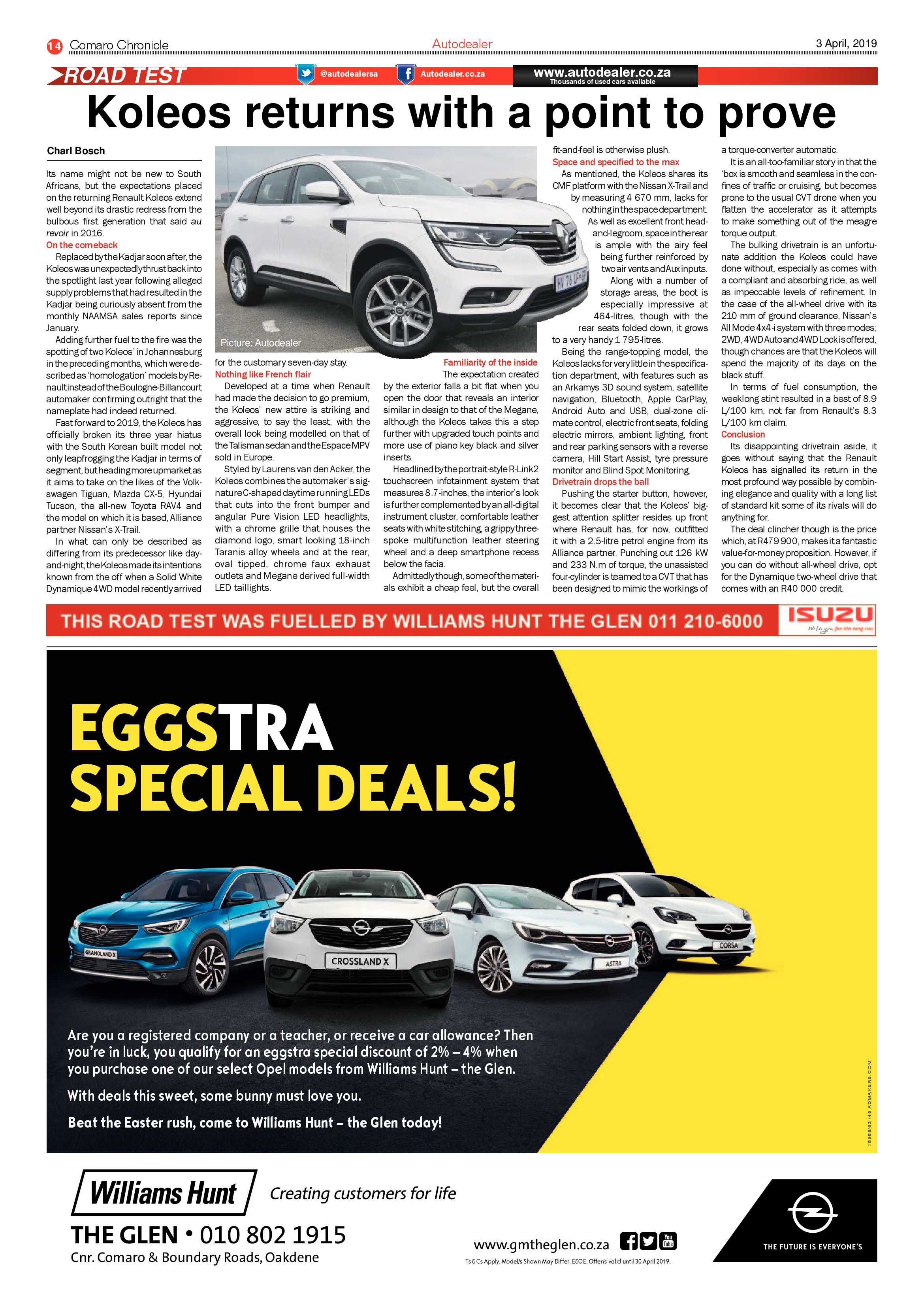 Comaro Chronicle 03 April 2019 page 14