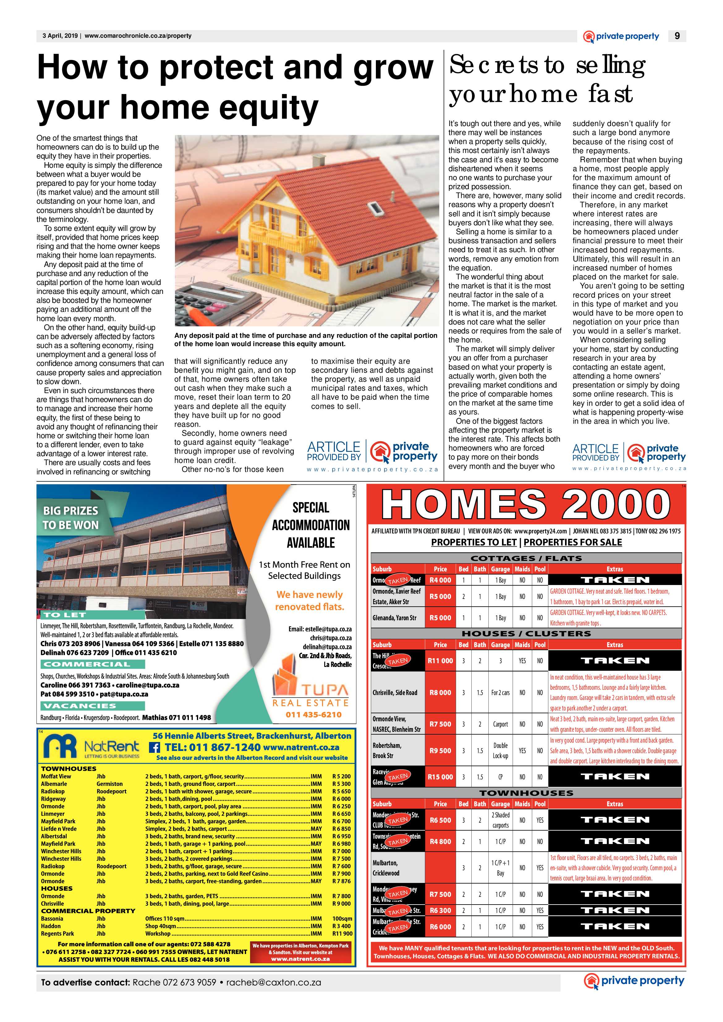 Comaro Chronicle 03 April 2019 page 9