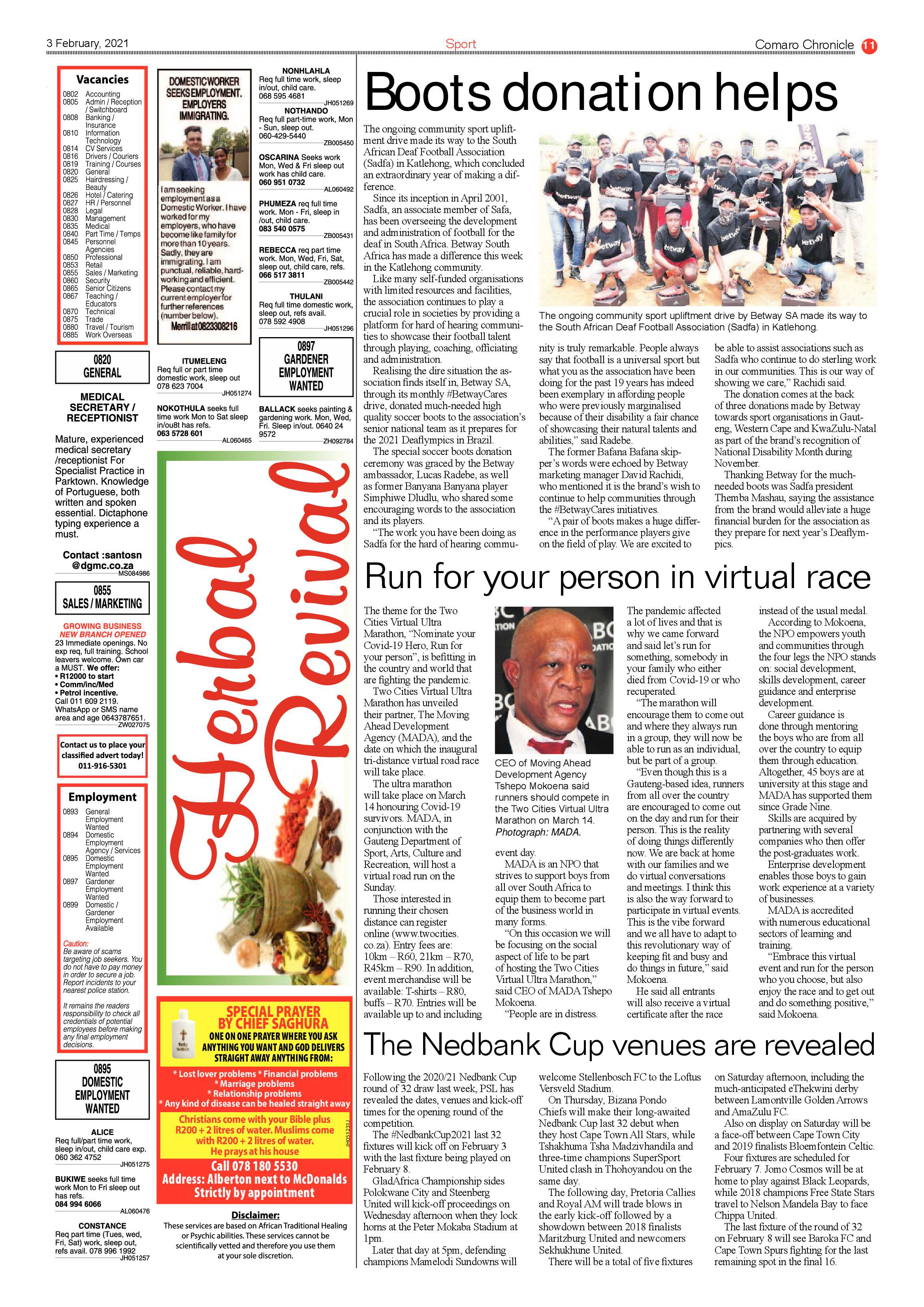Comaro Chronicle 03 February 2021 page 11