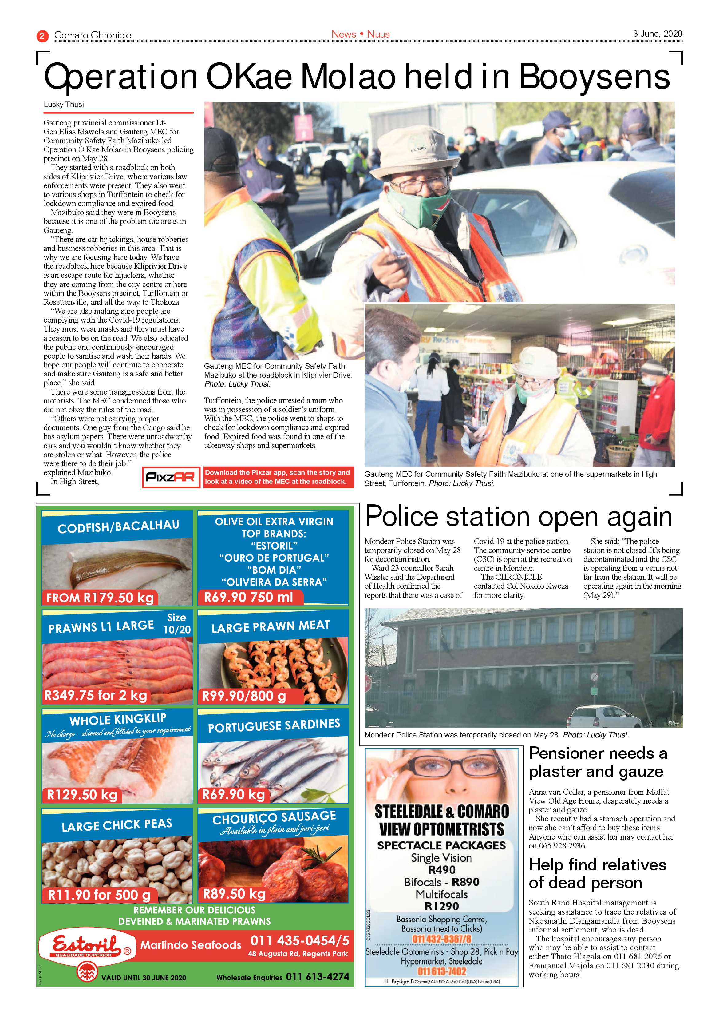 Comaro Chronicle 03 June 2020 page 2