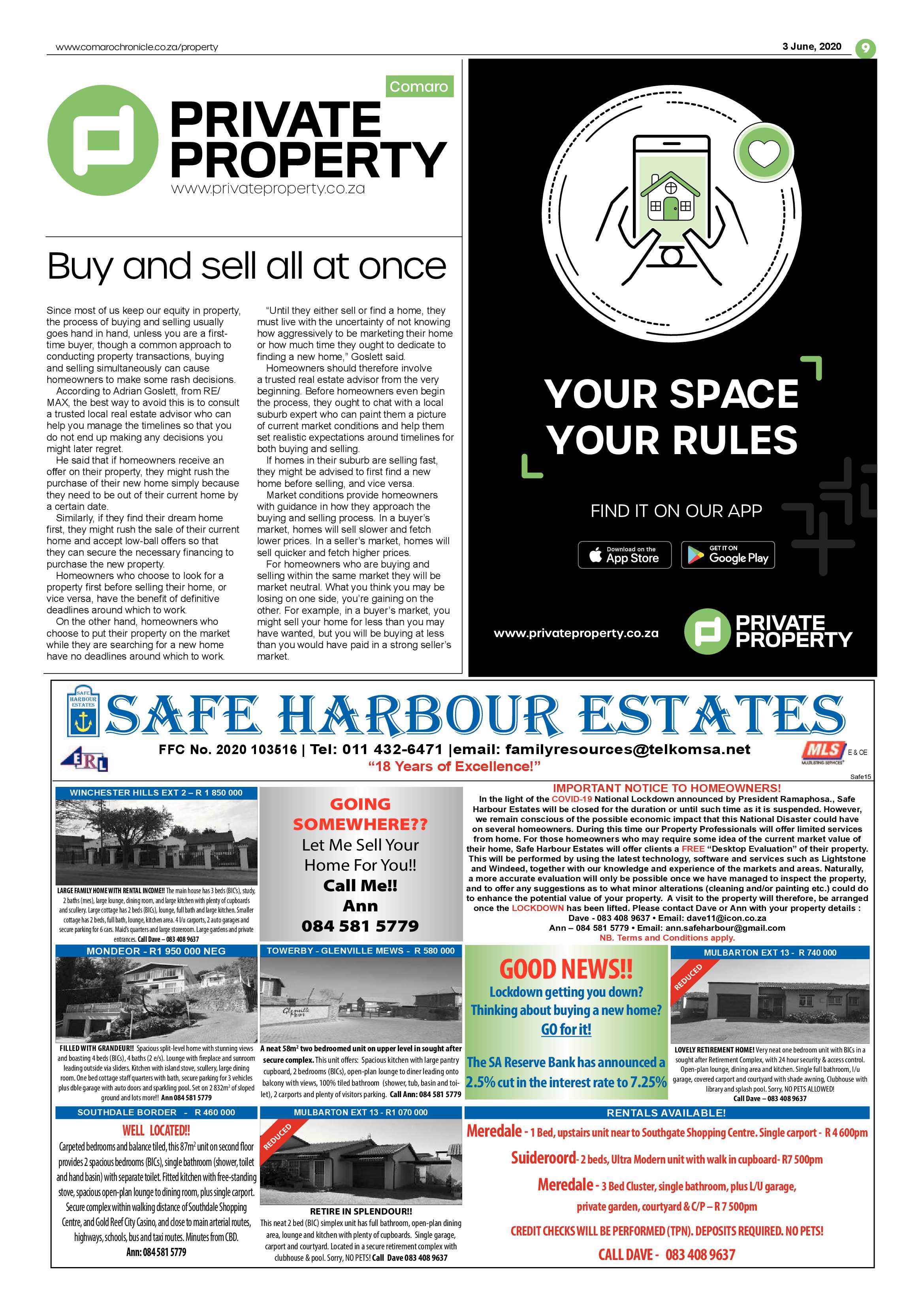 Comaro Chronicle 03 June 2020 page 9