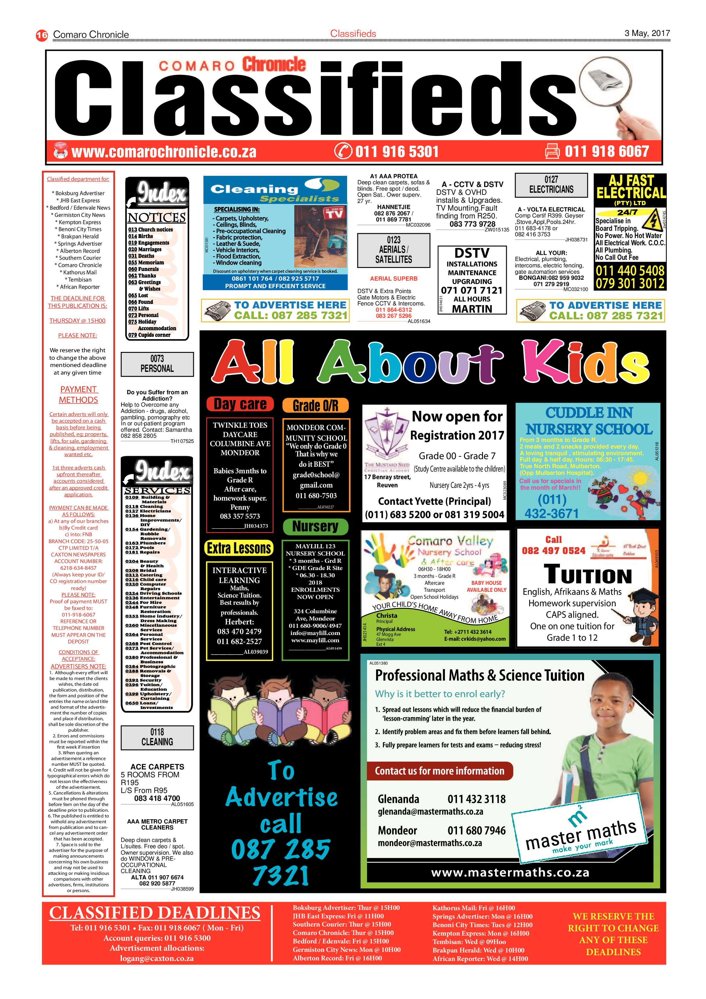Comaro Chronicle 03 May 2017 page 16