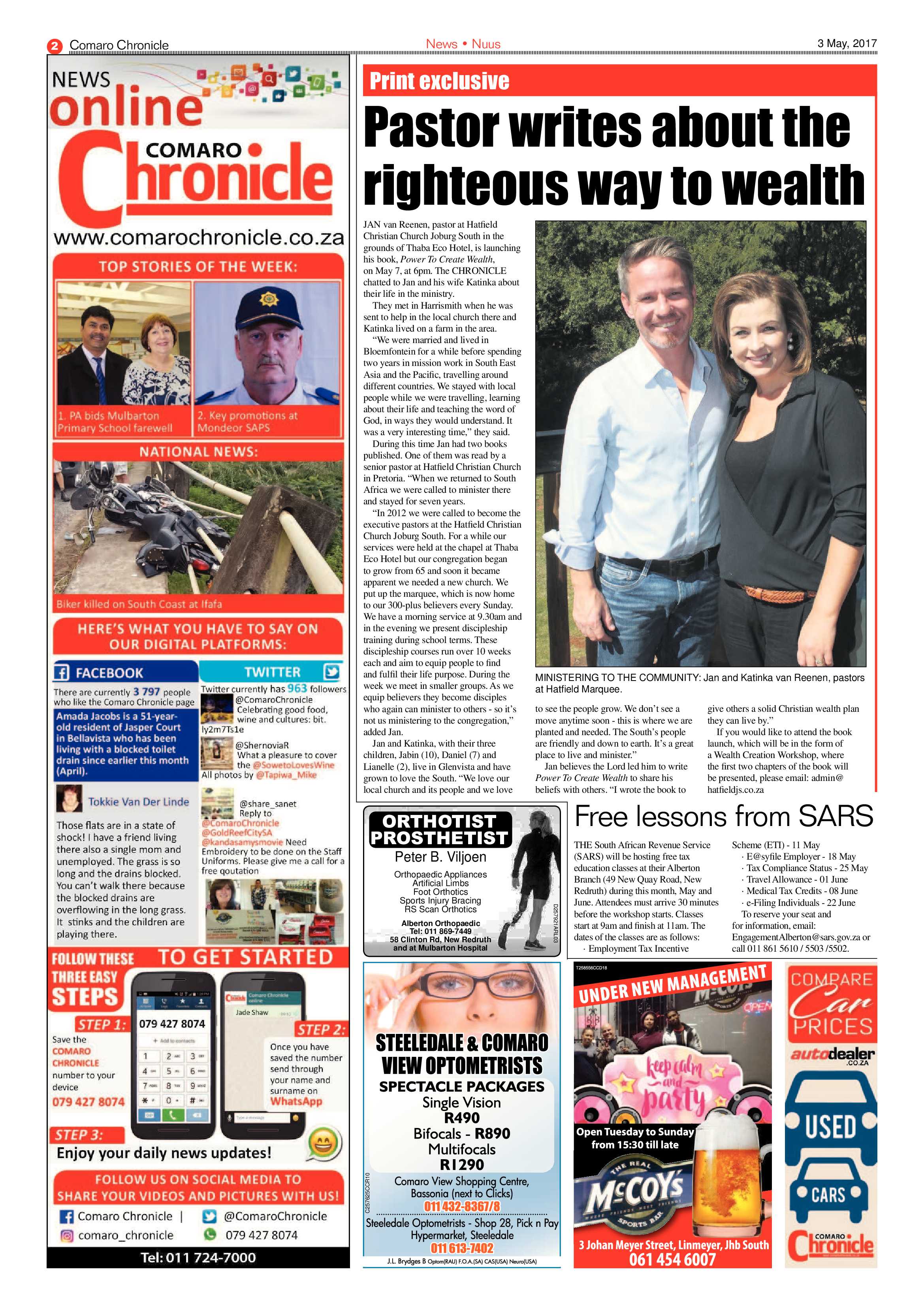 Comaro Chronicle 03 May 2017 page 2