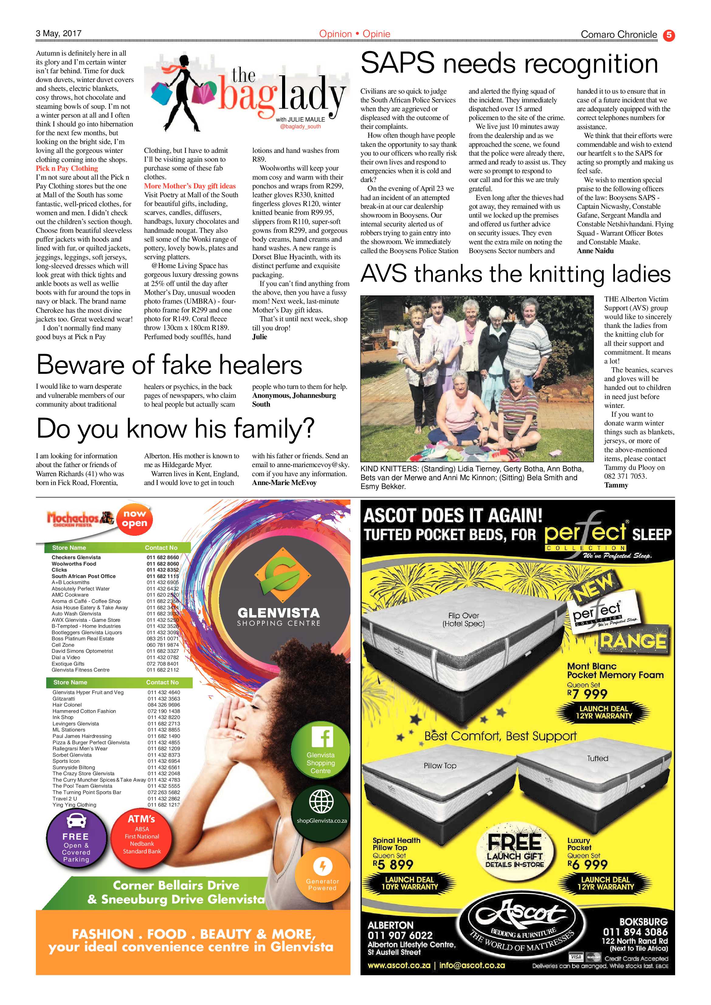 Comaro Chronicle 03 May 2017 page 5