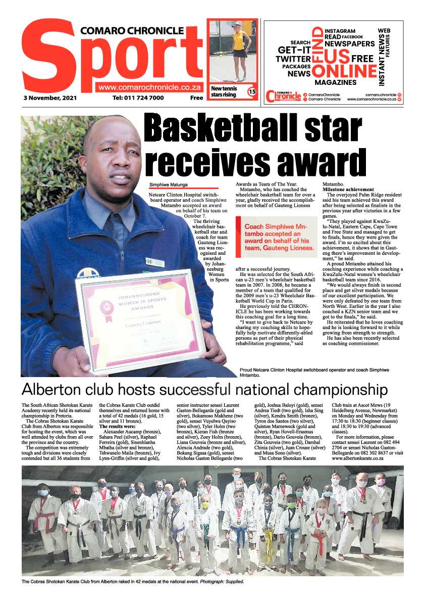 Comaro Chronicle 03 November 2021 page 18