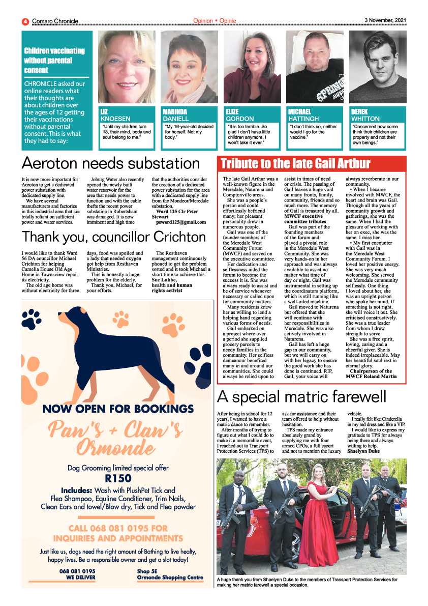 Comaro Chronicle 03 November 2021 page 6