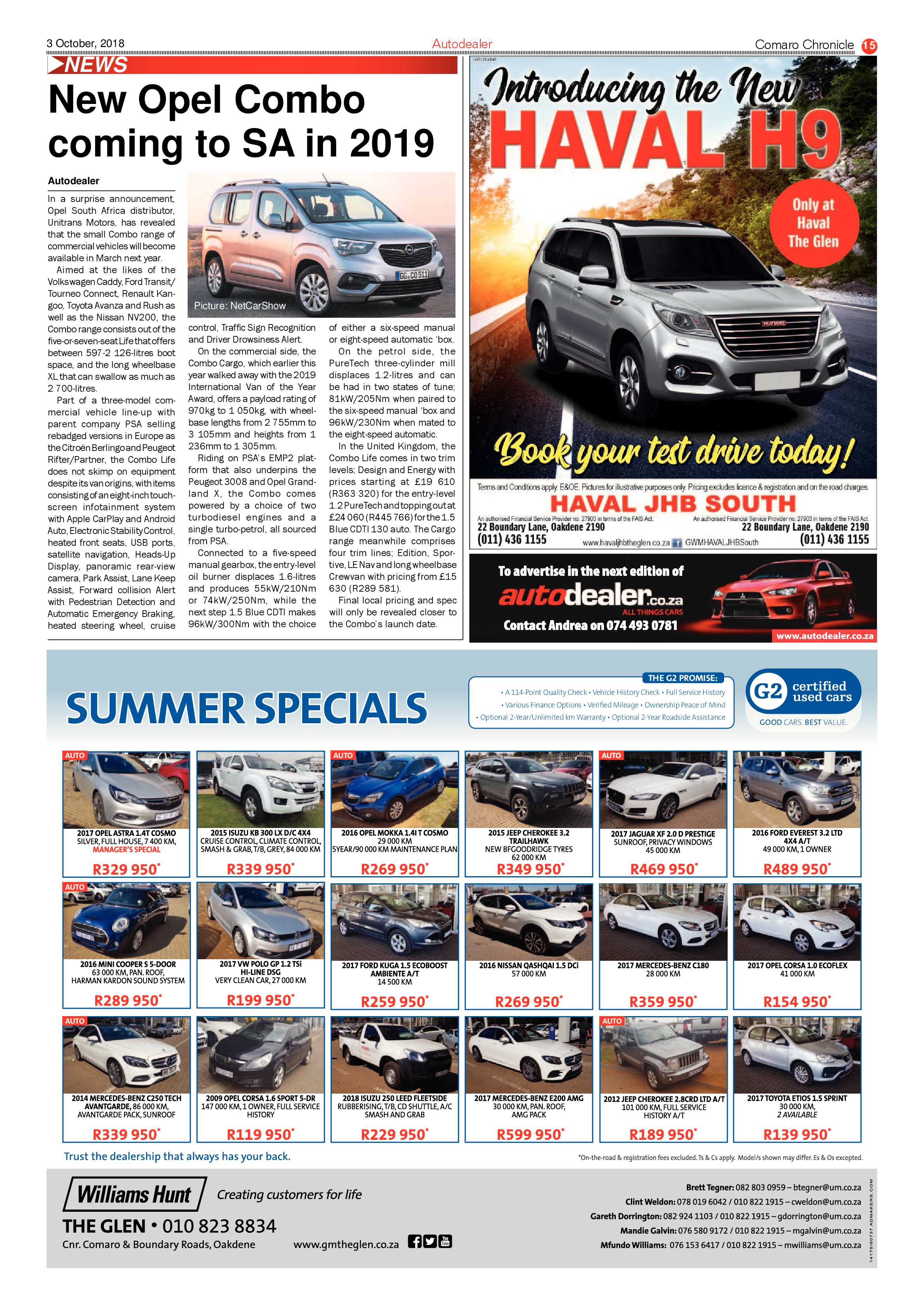 Comaro Chronicle 03 October 2018 page 15