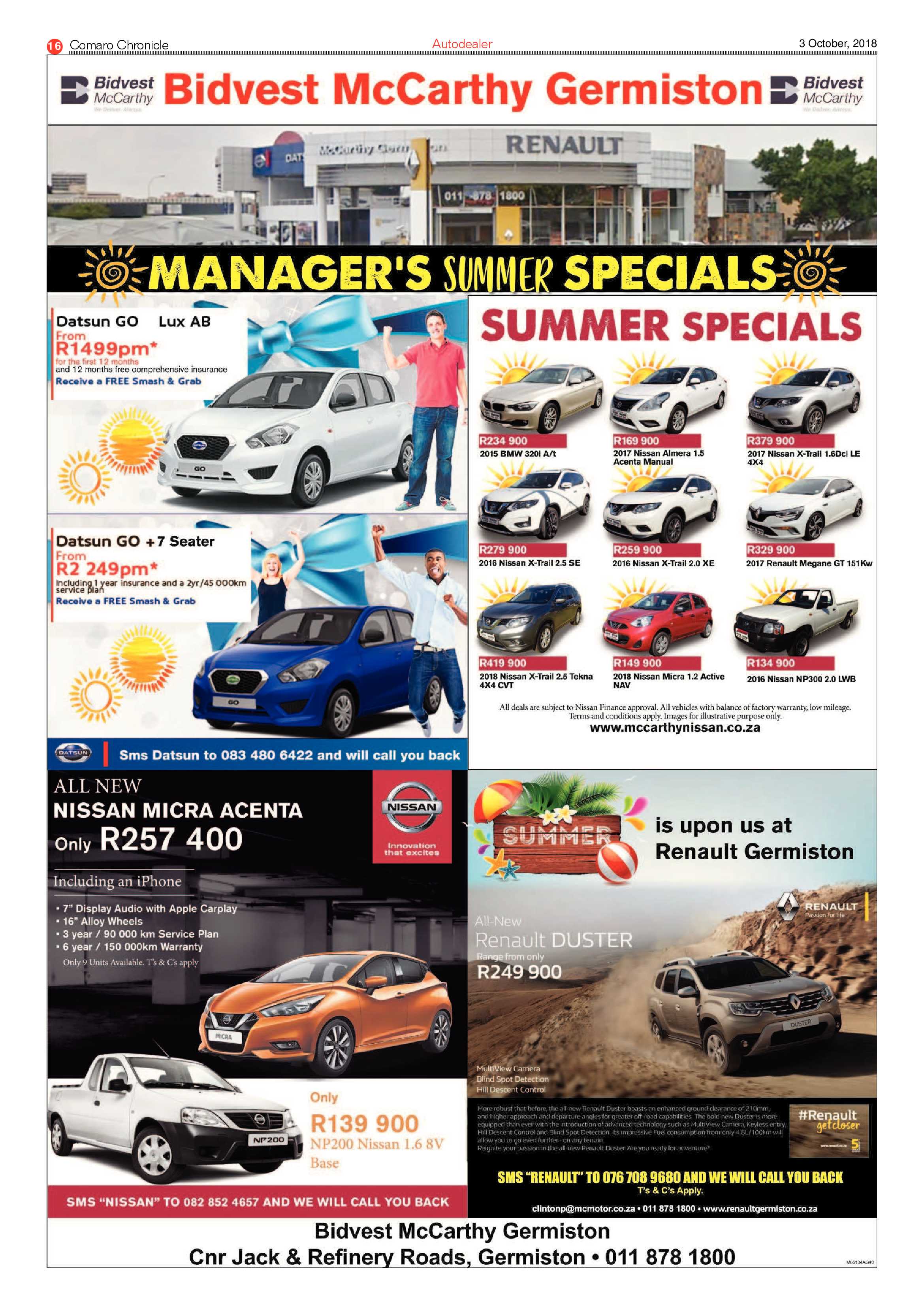 Comaro Chronicle 03 October 2018 page 16