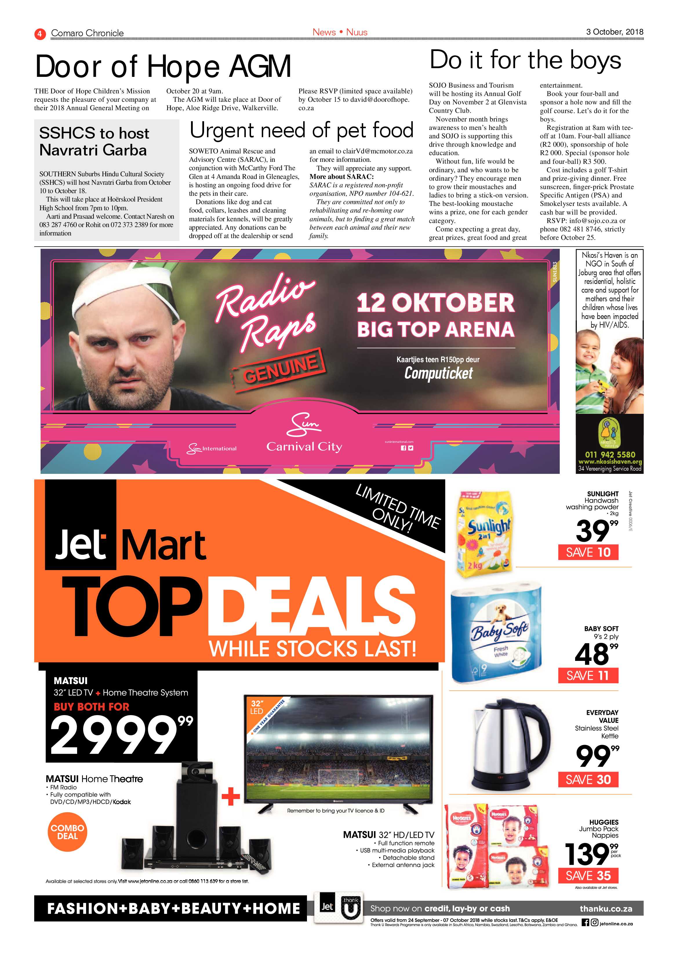 Comaro Chronicle 03 October 2018 page 4