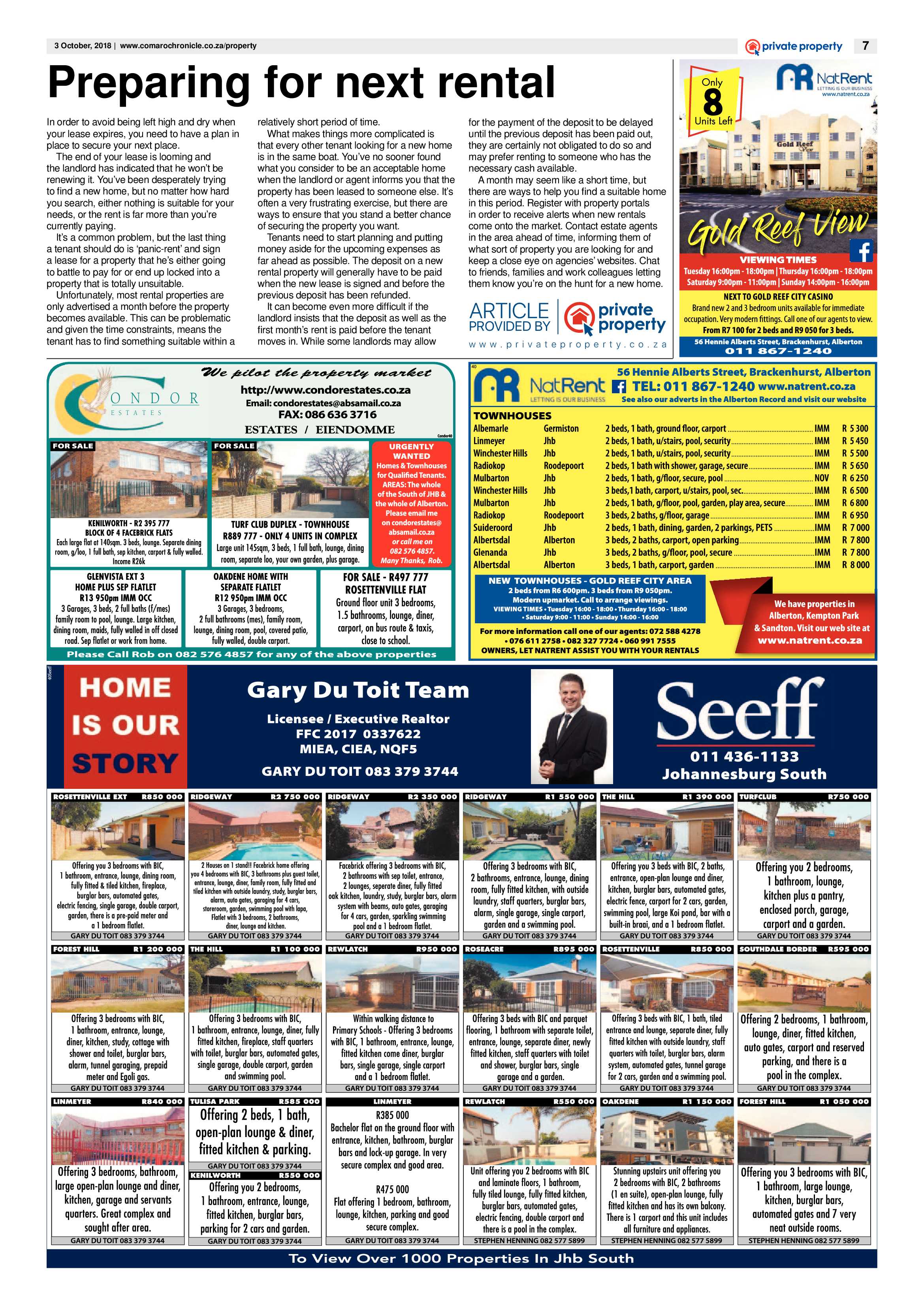 Comaro Chronicle 03 October 2018 page 7